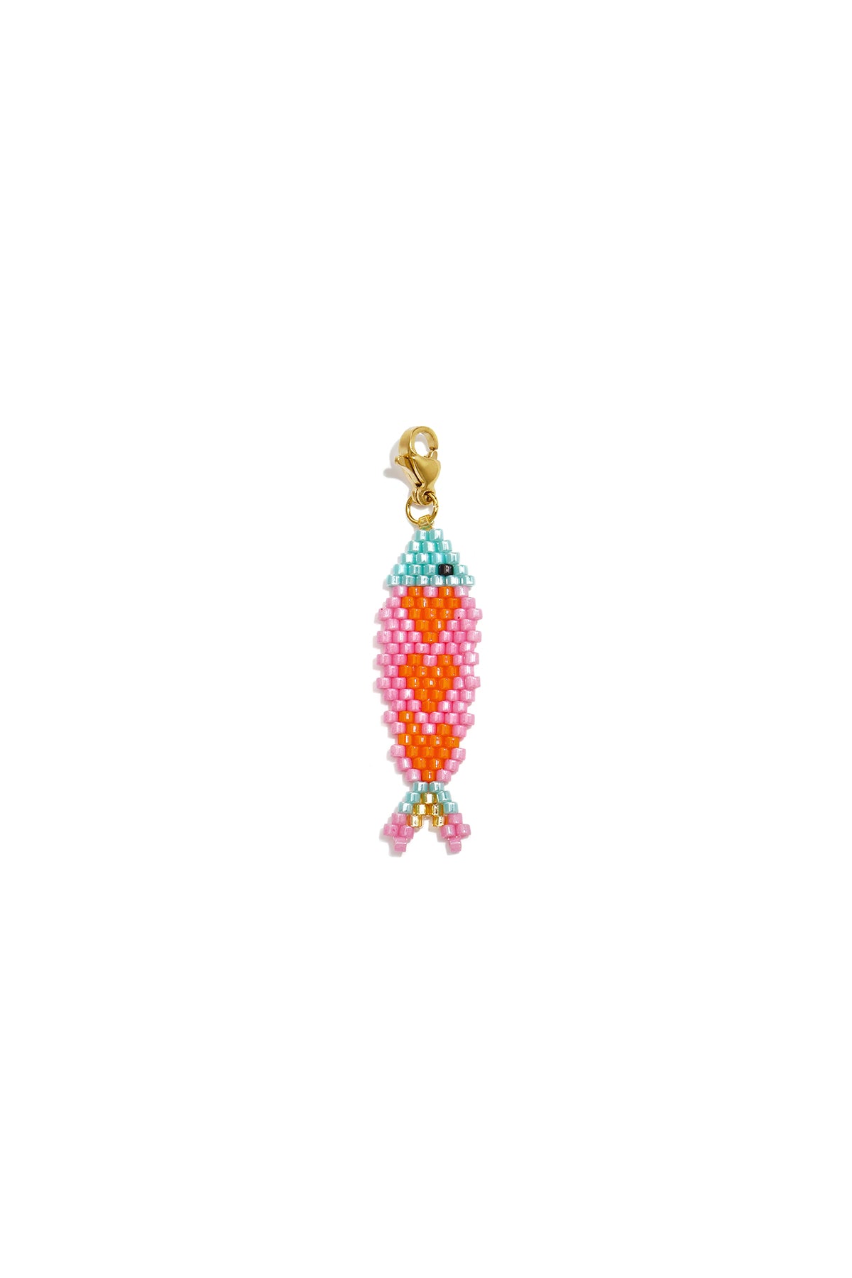 Composant de bijou en verre avec motif de poisson – plusieurs couleurs