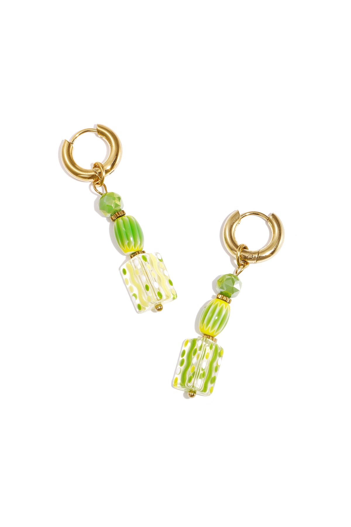 Boucles d'oreilles pendantes en acier inoxydable, céramique, cristal, émail, ABS, pour femmes – plusieurs couleurs