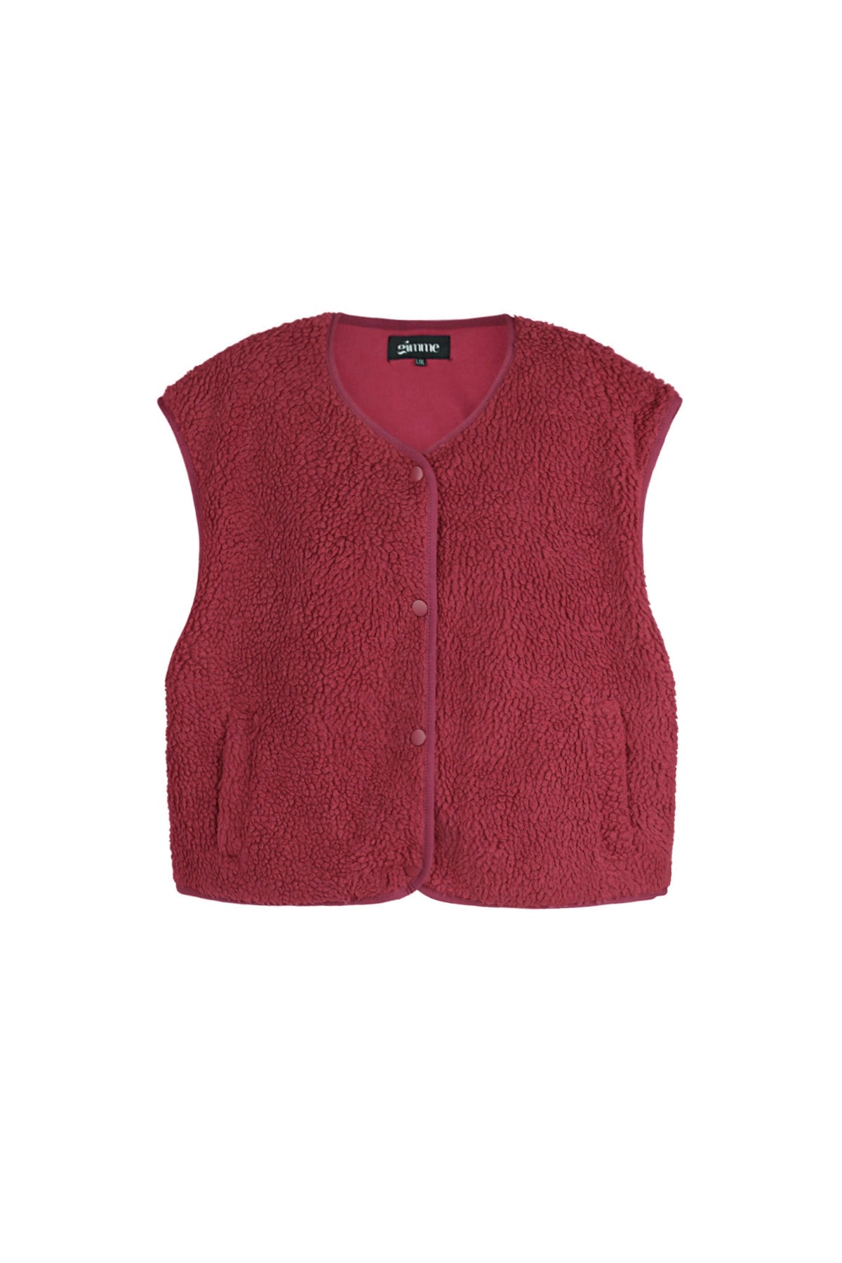 Women's waistcoat with round neck and slim fit – image 17