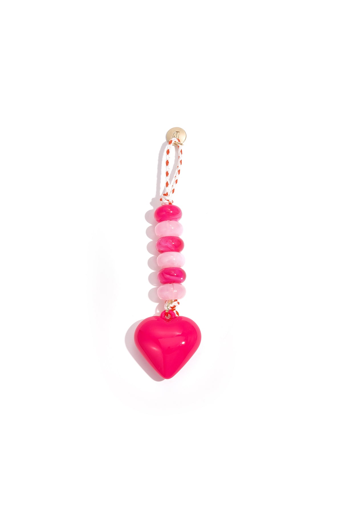 Tasbedeltjes in hartvorm, casual, acryl, dagelijkse accessoires