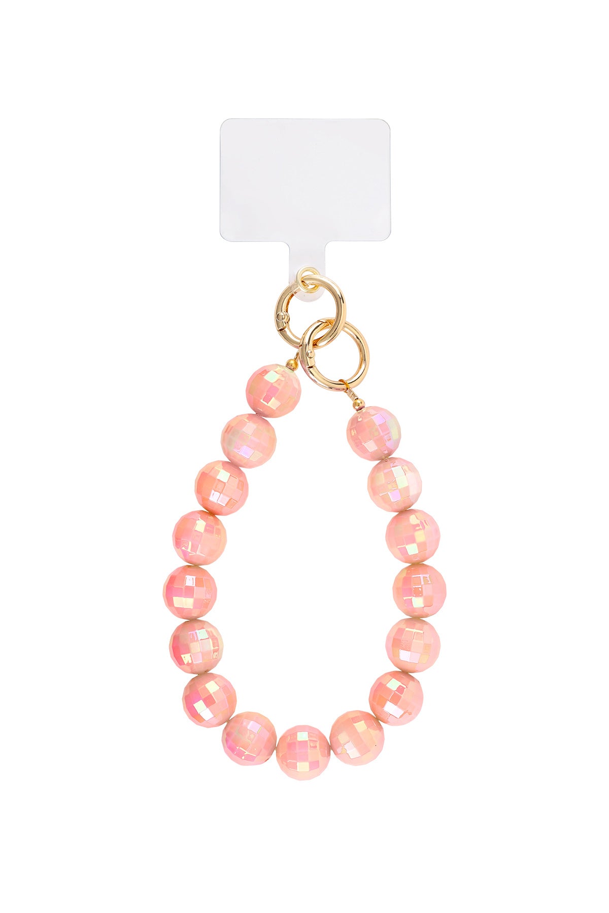 Cordon de téléphone en acrylique avec perles – plusieurs couleurs – quotidien