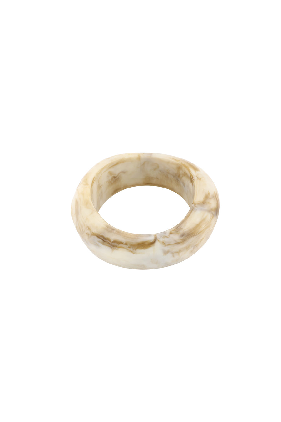 Bracelet jonc pour femme en acrylique, design uni – plusieurs coloris