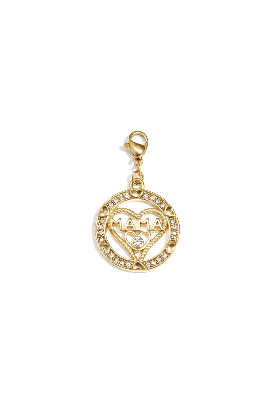 Composant de bijoux en acier inoxydable 304, cœur – couleur or