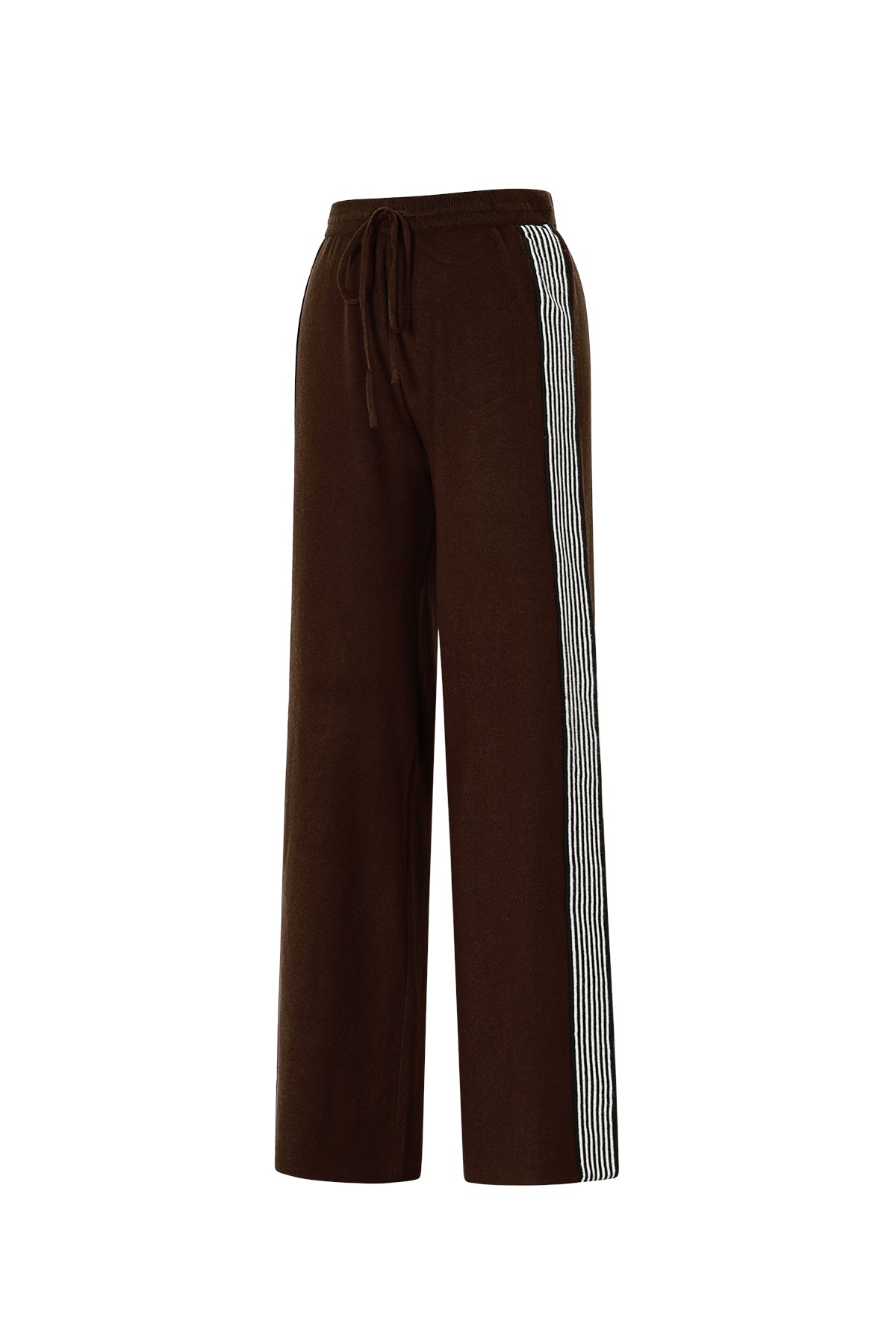 Dames gebreide broek met kleurcontrast – productfoto 11