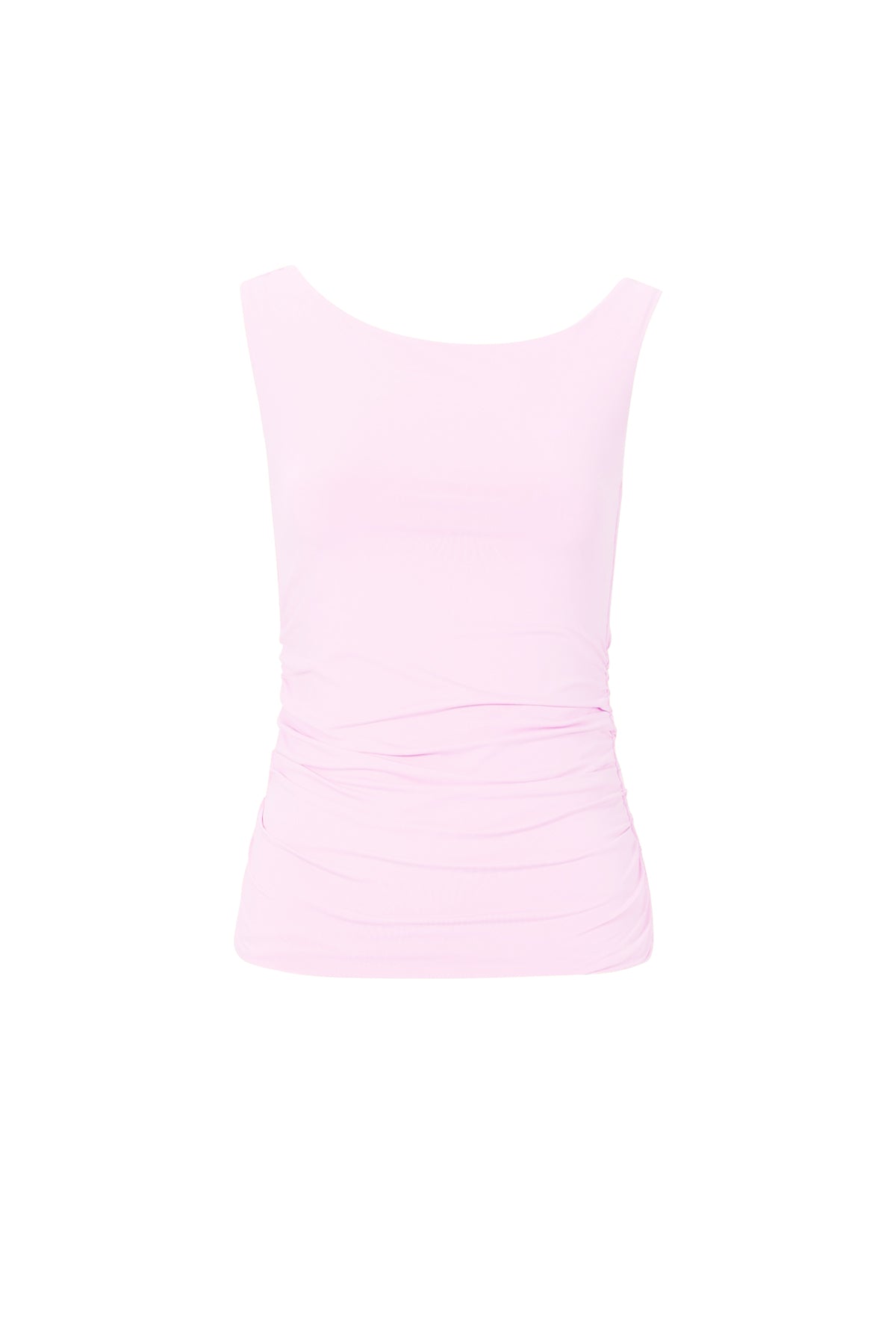 Dames basic tanktop van gebreid nylon in drie kleuren – productfoto 10