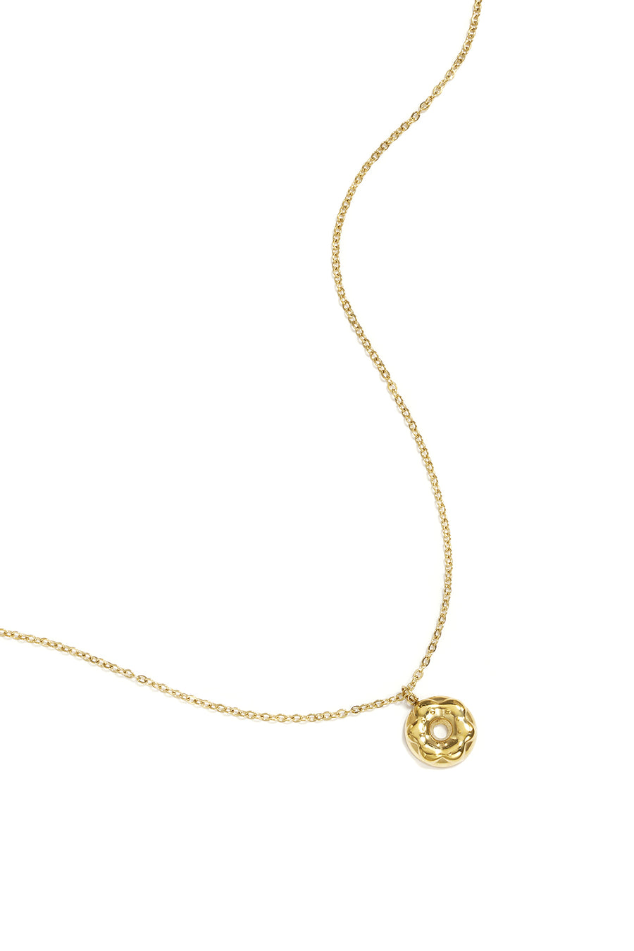Collier femme en acier inoxydable avec pendentif – couleur or et couleur argent