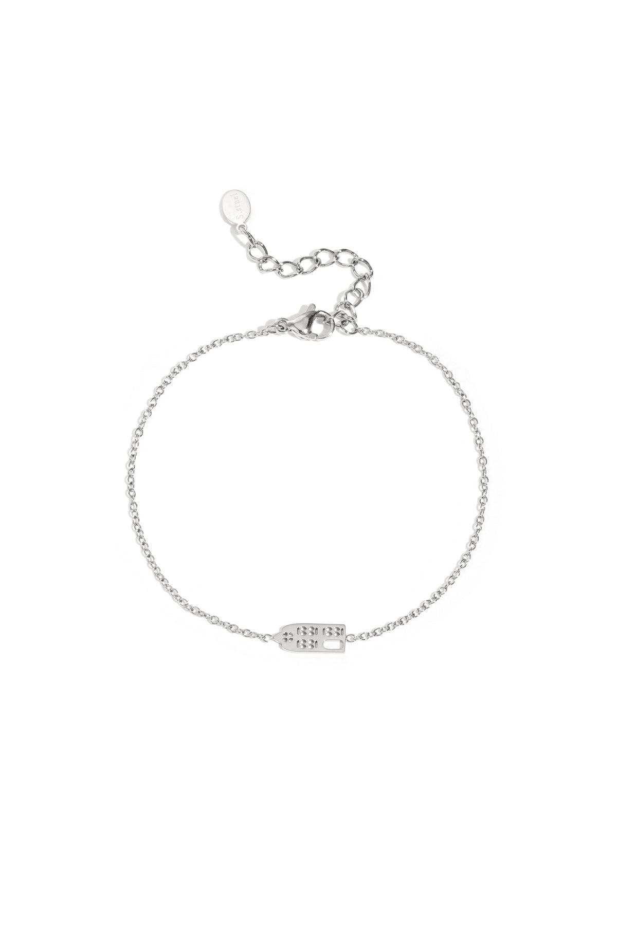 Bracelet à breloques pour femme en acier inoxydable 304 motif dessin animé – doré et argenté