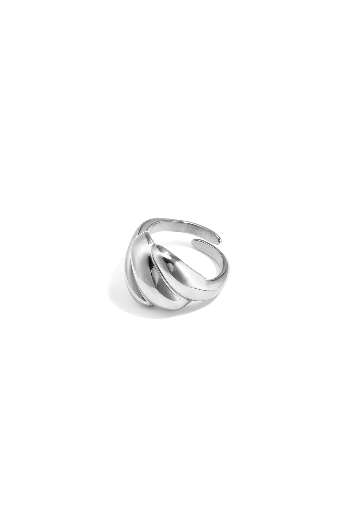 Verstelbare statement ring met bubbels