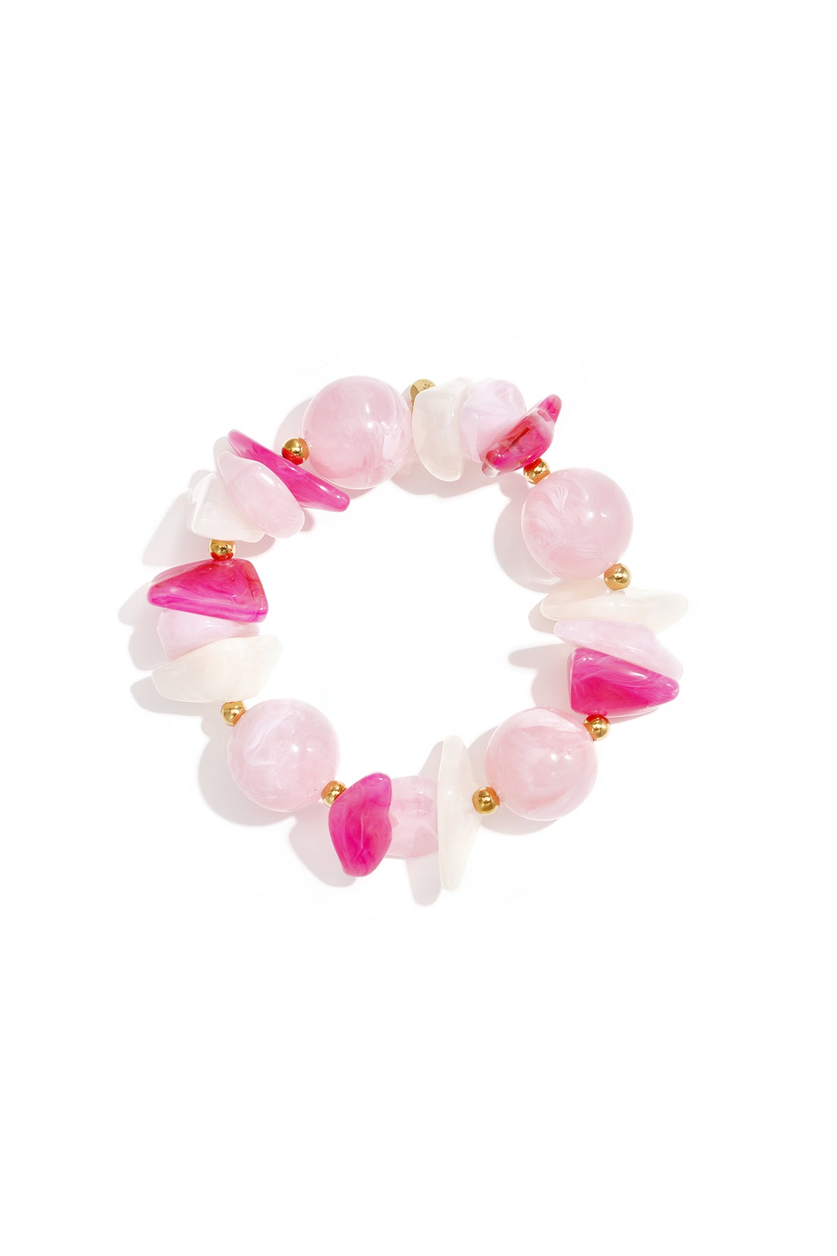 Women's Acrylic Beaded Bracelet - Multi-color - Everyday