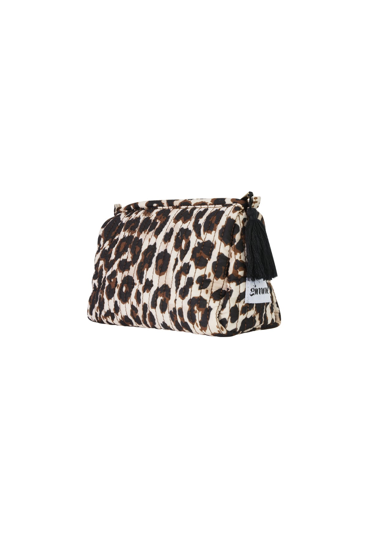 Trousse de maquillage 100 % polyester avec imprimé léopard – marron – quotidienne – photo 4