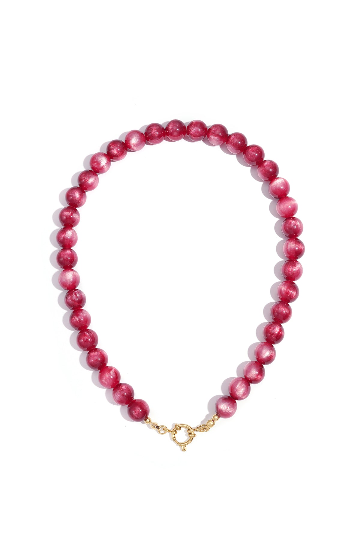 Women's Resin Bead Necklace - Multi-Color - Creative