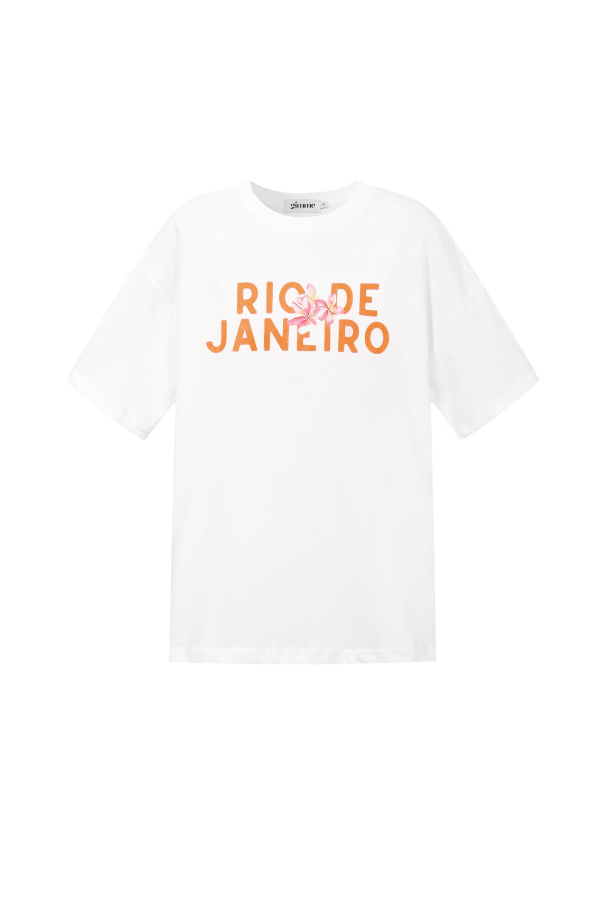 T-shirt ample à col rond pour femme – Rio de Janeiro