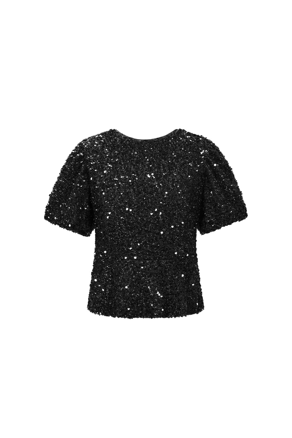 Haut à manches courtes et à sequins
