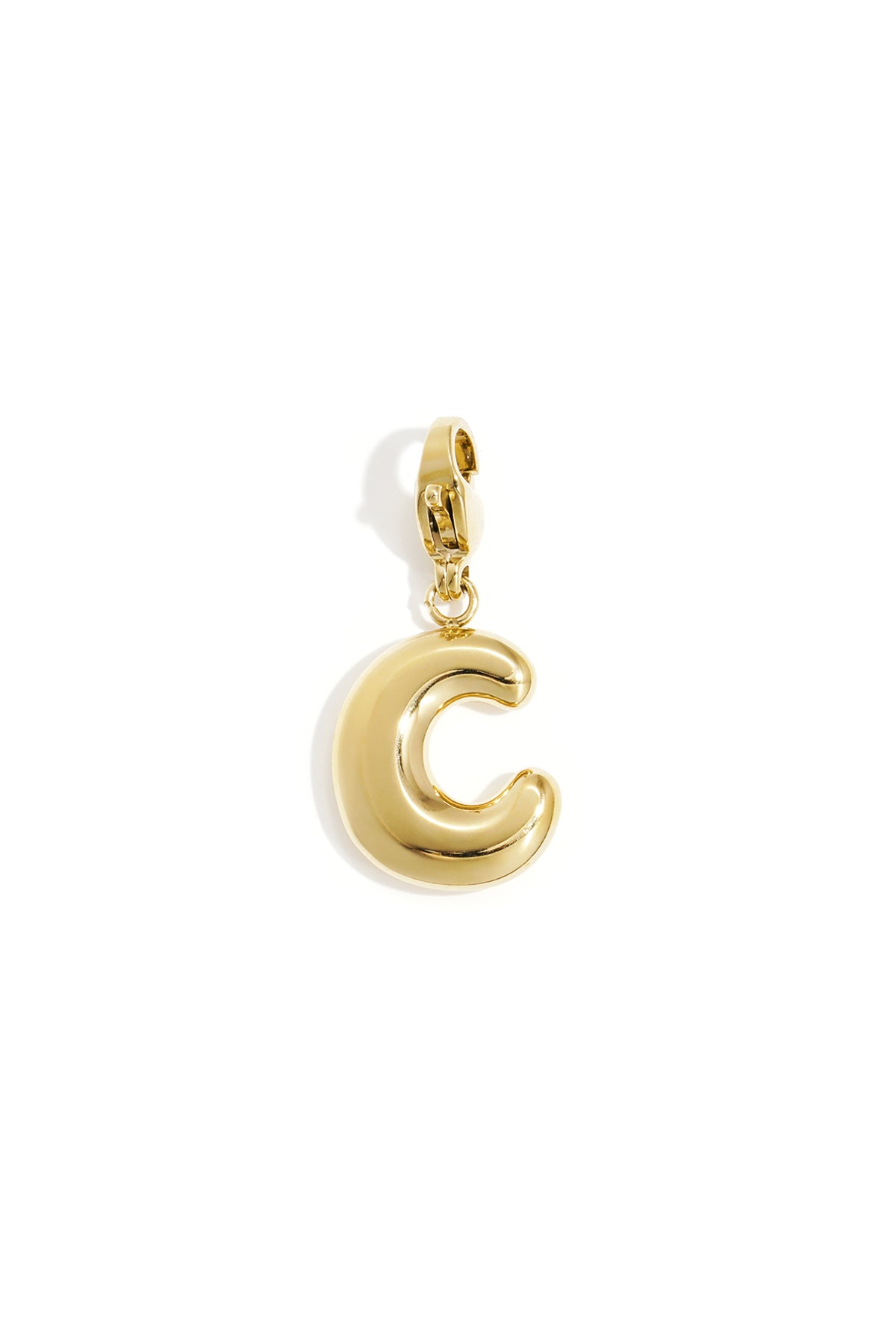 Composant de bijoux en acier inoxydable avec détail lettre – couleur or – photo 5