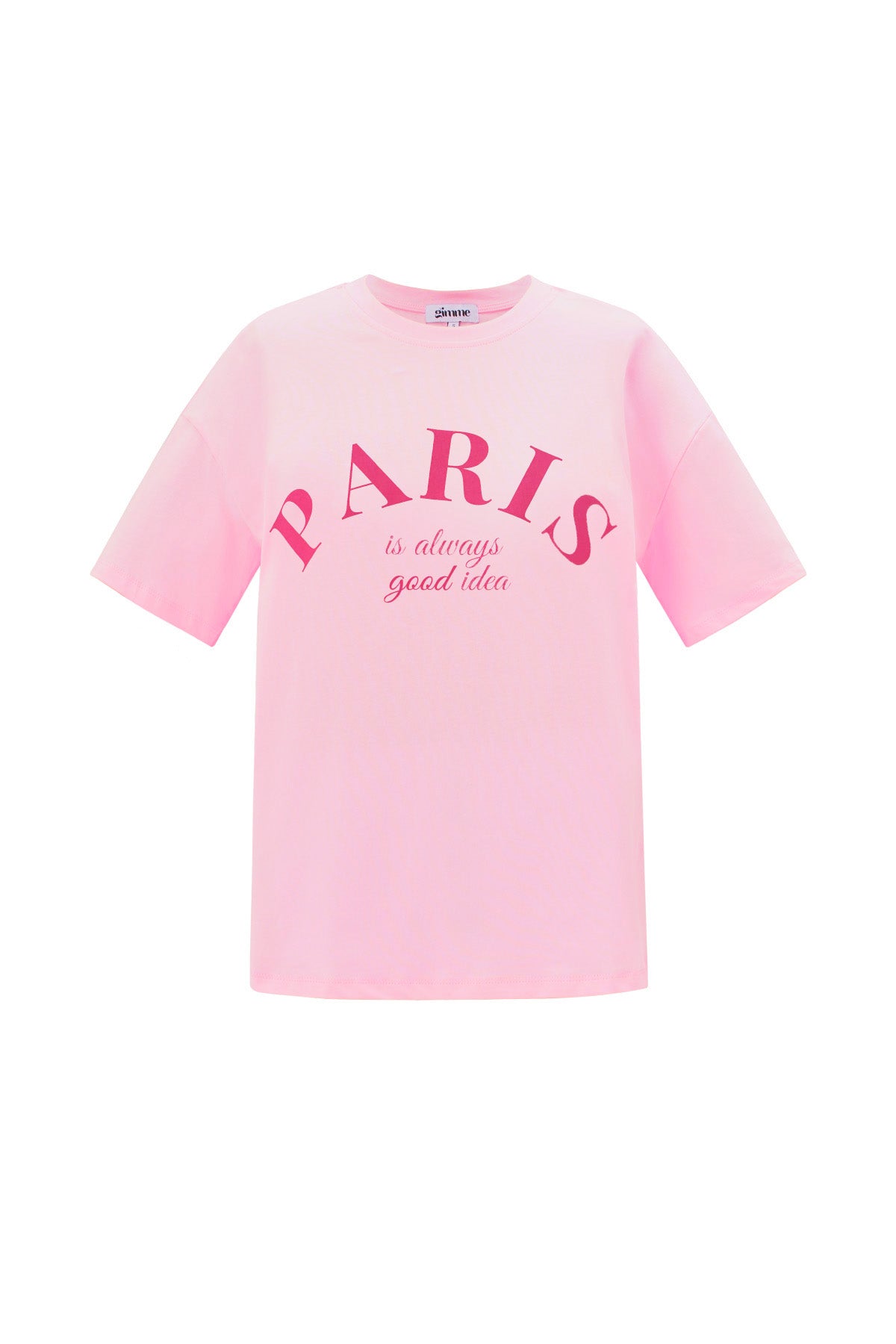 T-shirt pour femme avec texte imprimé