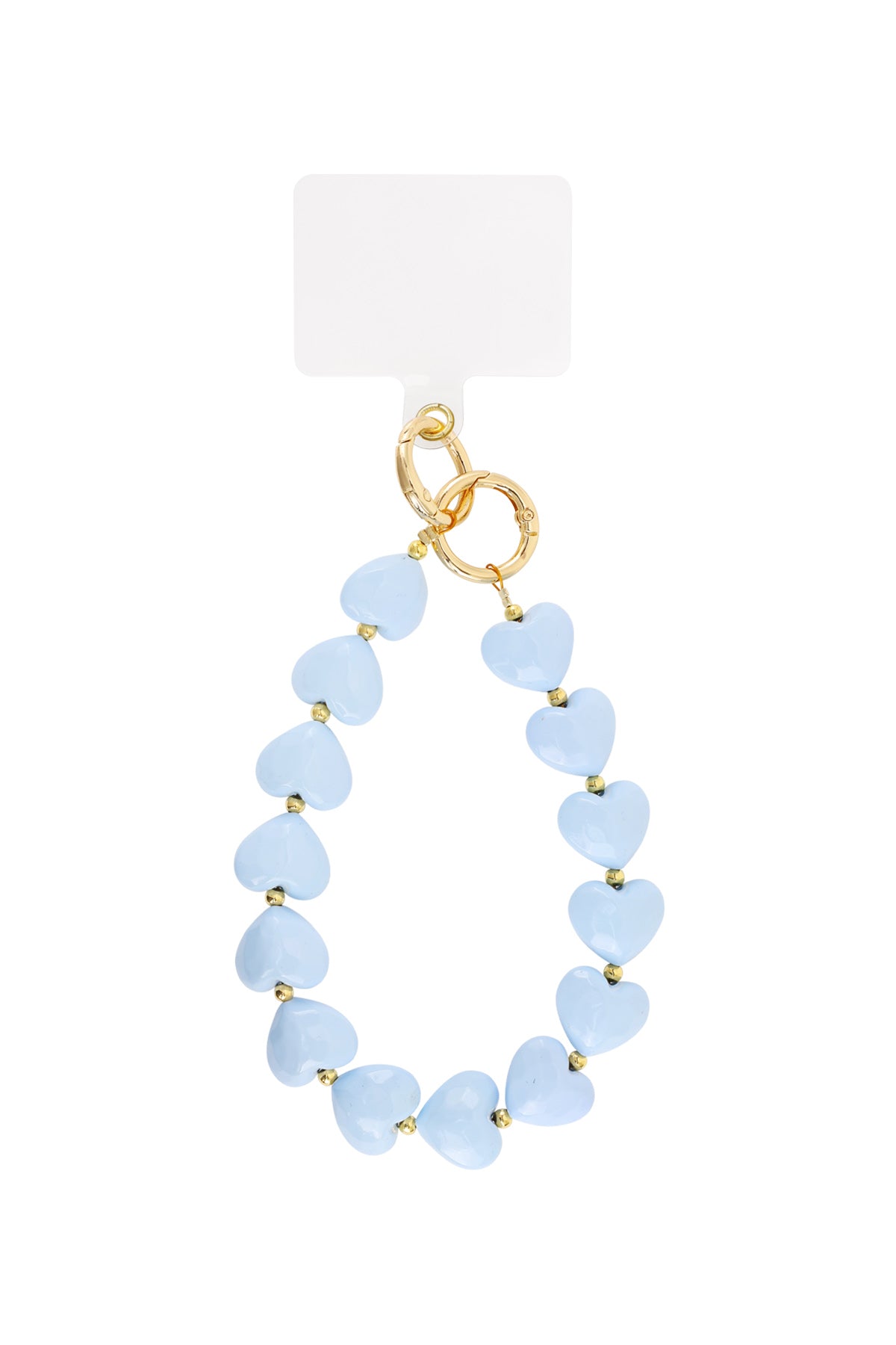 Cordon de téléphone en acrylique avec pendentif cœur – plusieurs couleurs – quotidien