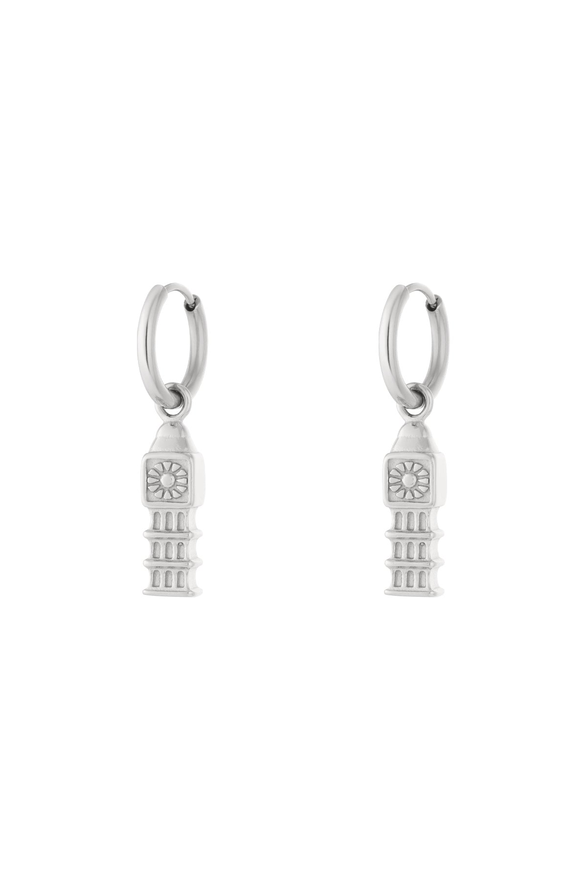 Women's Dangle Earrings Stainless Steel Cartoon Motif - Gold Plated