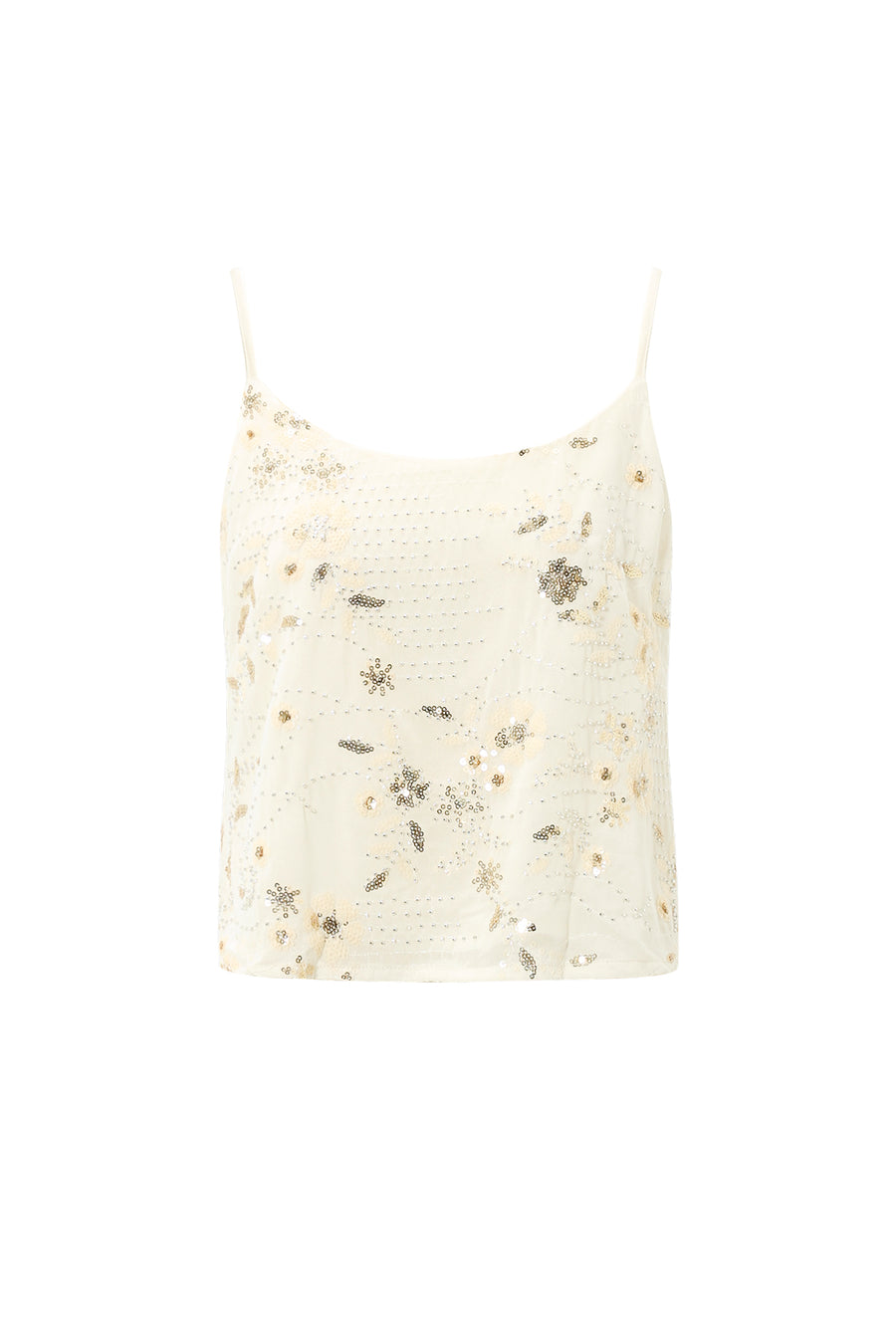 Dames Ibiza top met pailletten