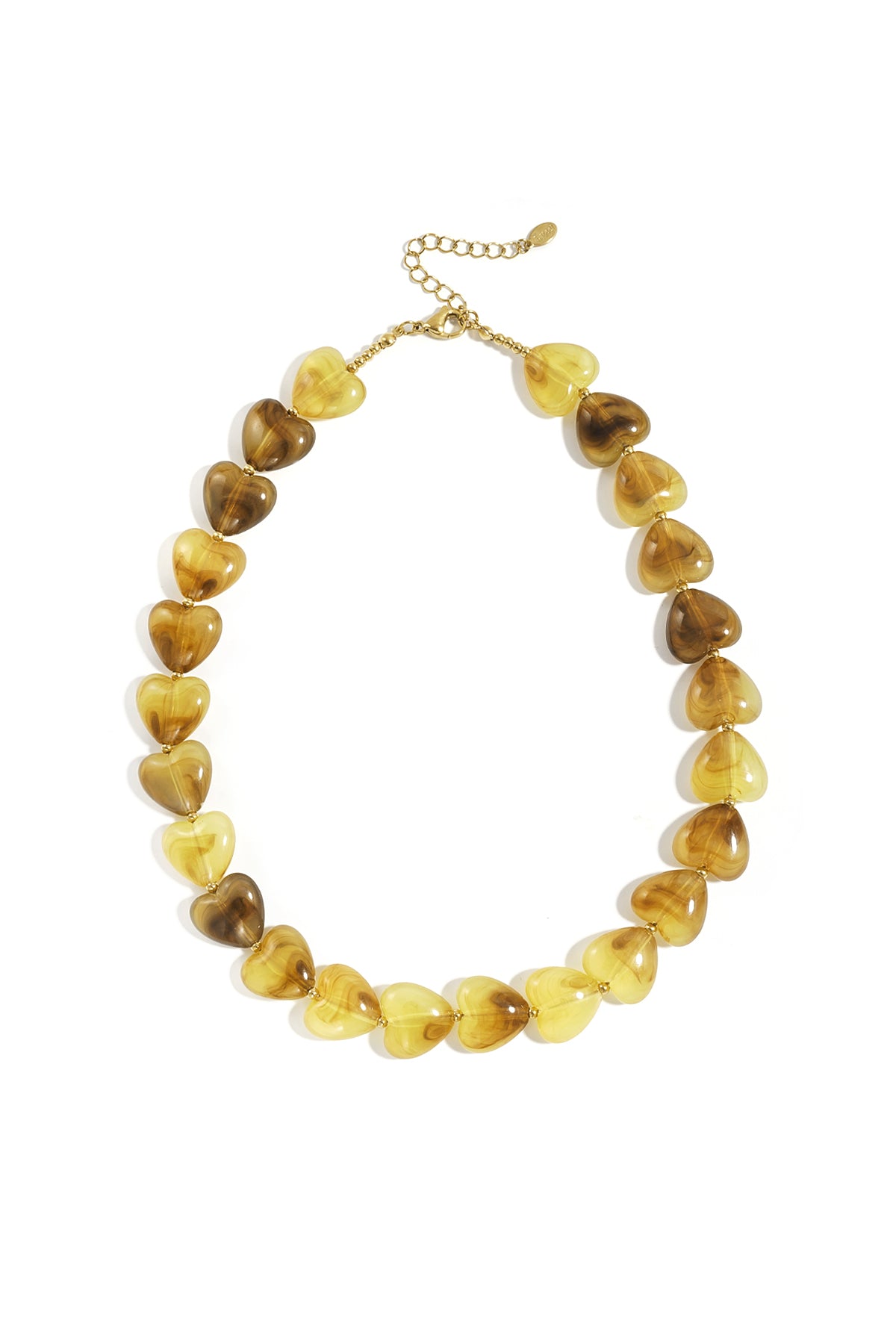 Women's Acrylic Beaded Necklace – Multi-color – Casual