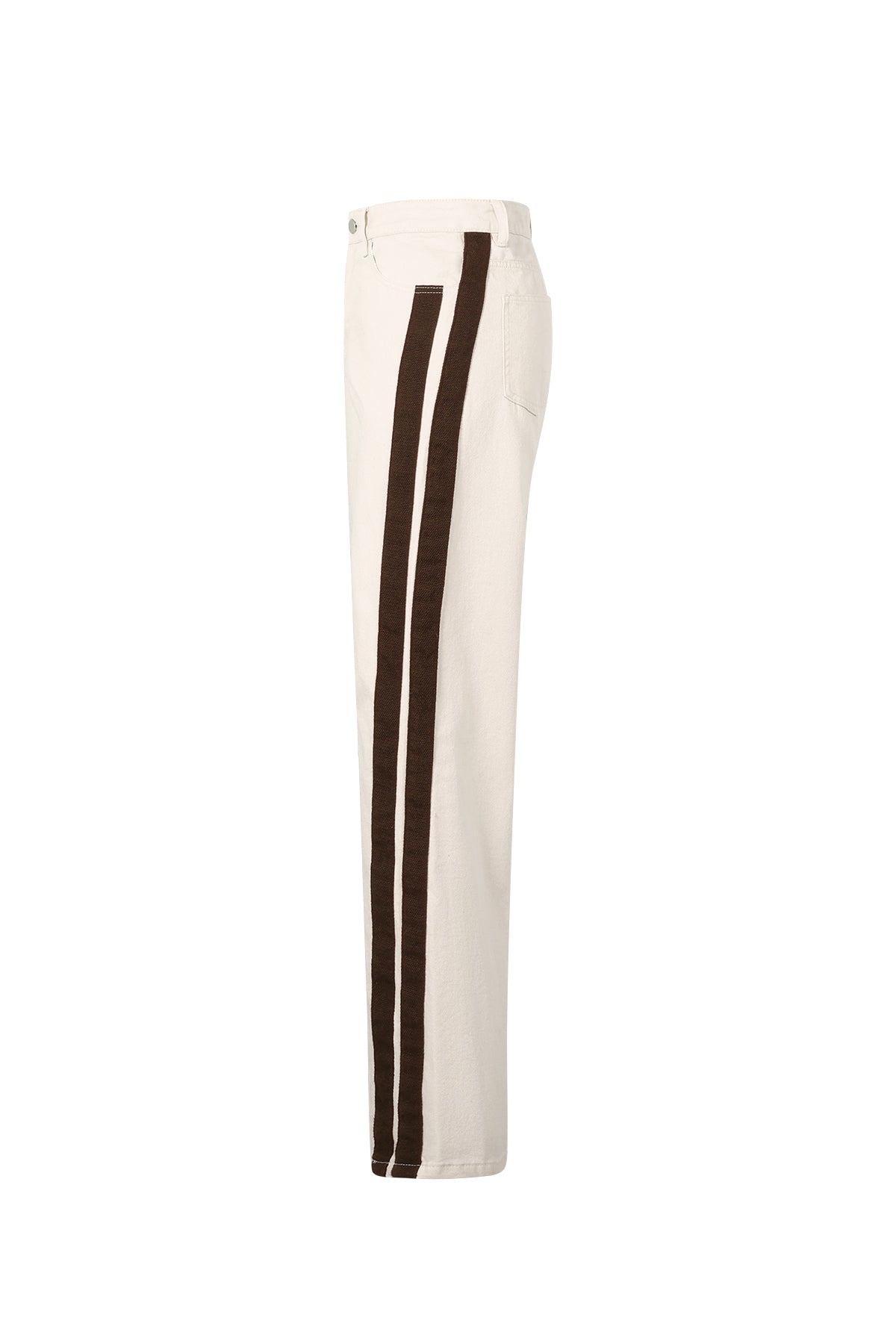 Women's straight-leg jeans with a striped pattern – Statement Stripe – image 9