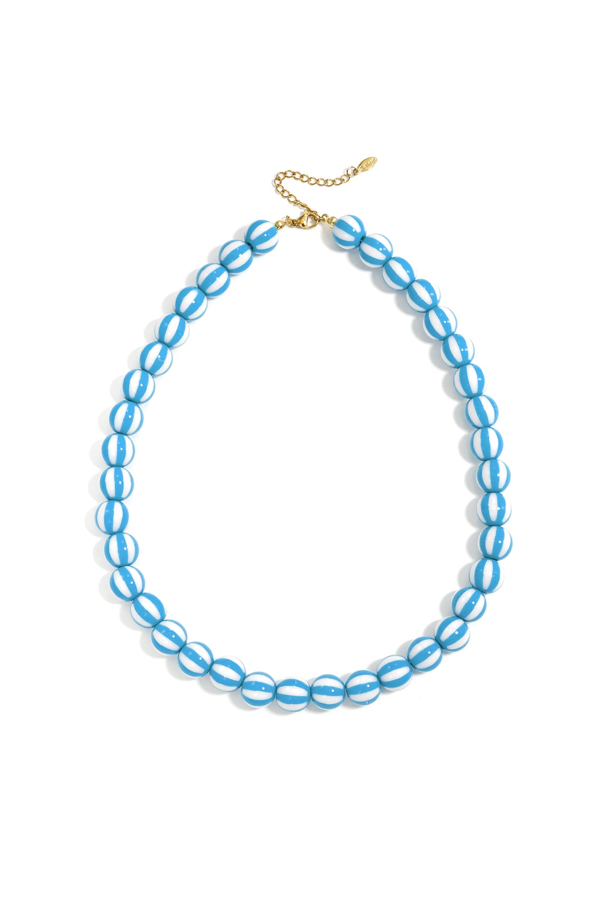 Kralenketting met gestreepte kralen