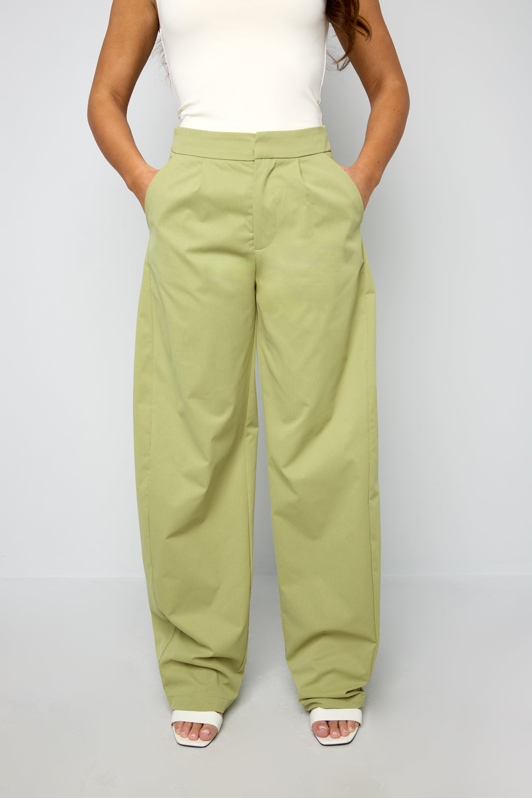 Dames barrel broek met hoge taille – productfoto 5