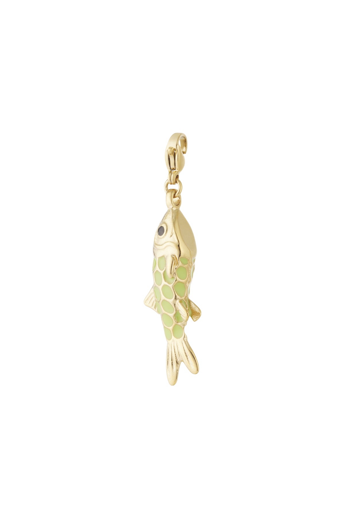 Composant de bijoux en acier inoxydable avec motif de poisson – plusieurs couleurs