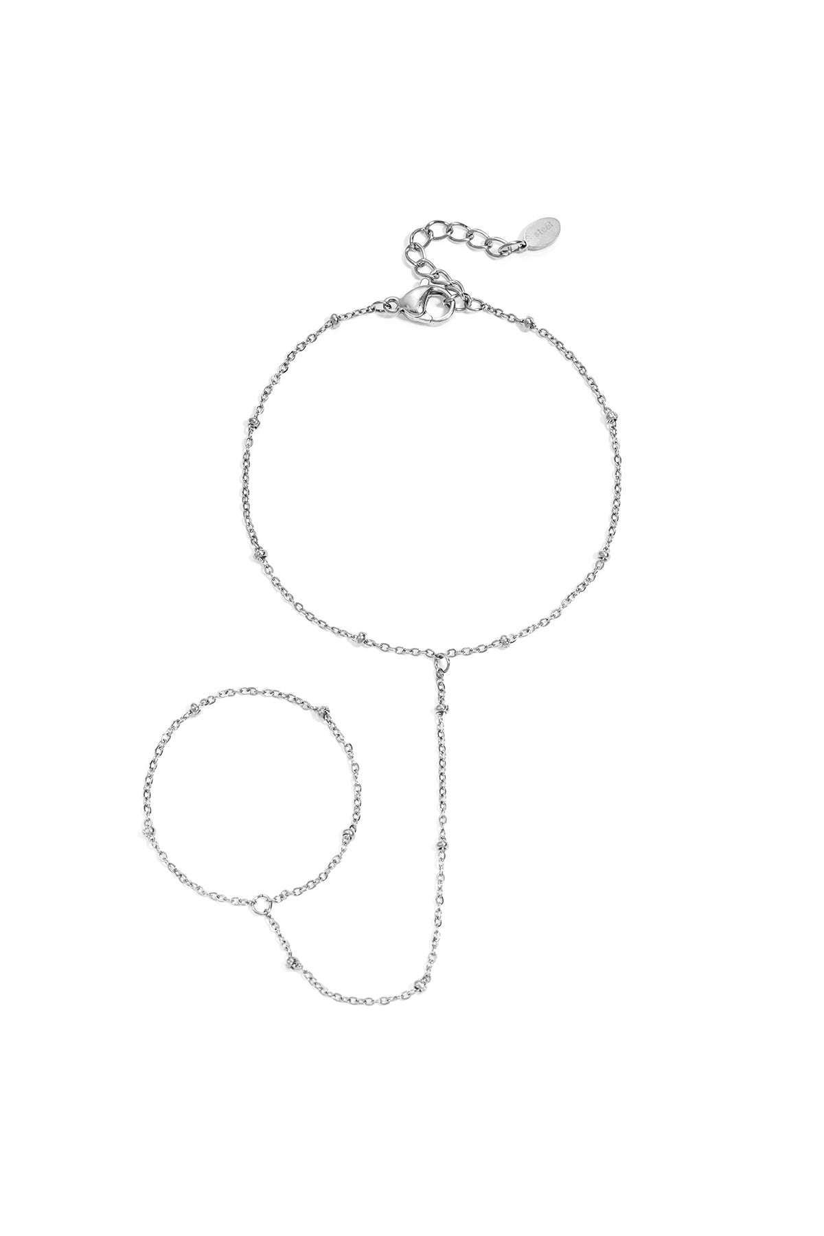Handchain met bolletjes details