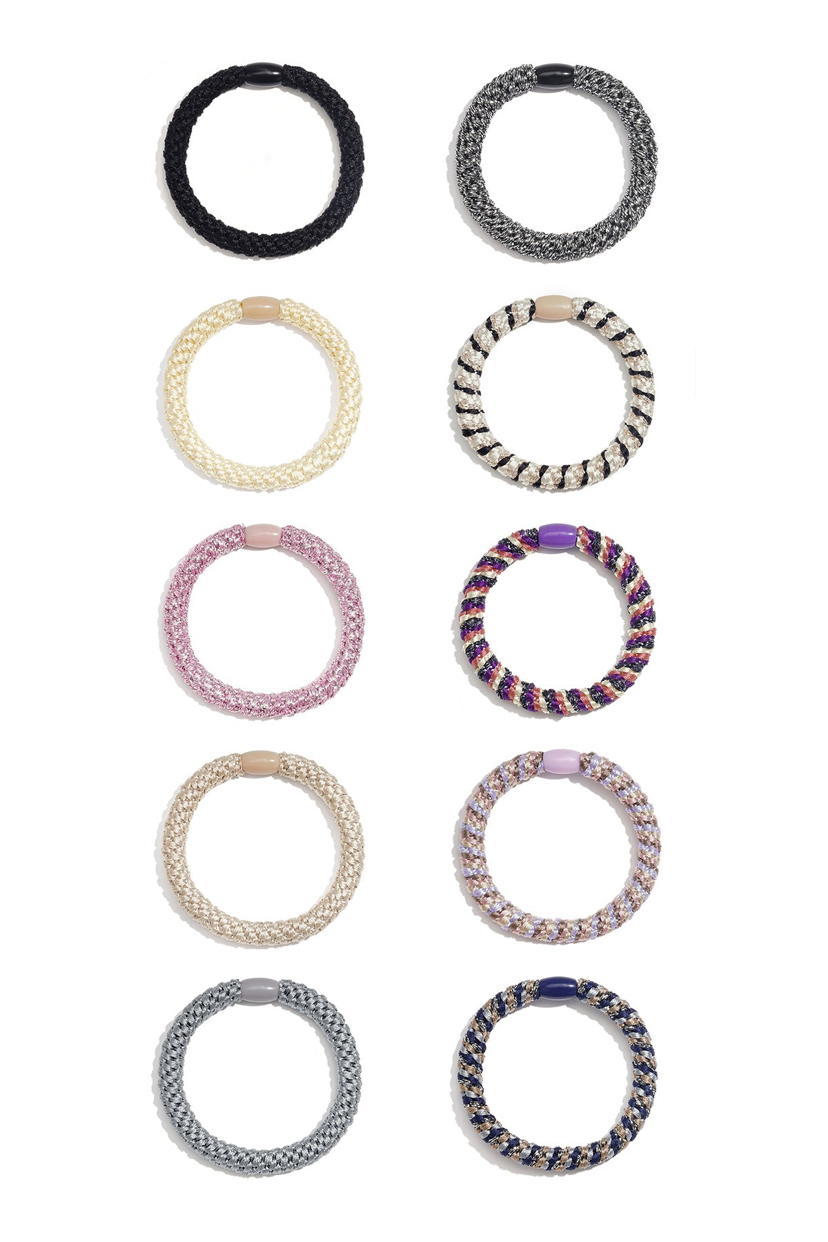 Haarelastiekjes bracelet Multi Polyester