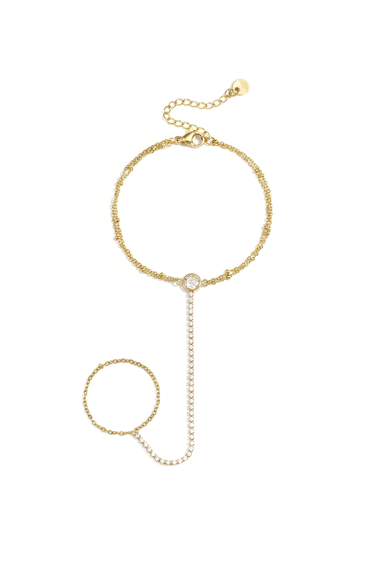 Women's Stainless Steel Dotted Bracelet – Gold and Silver Plated