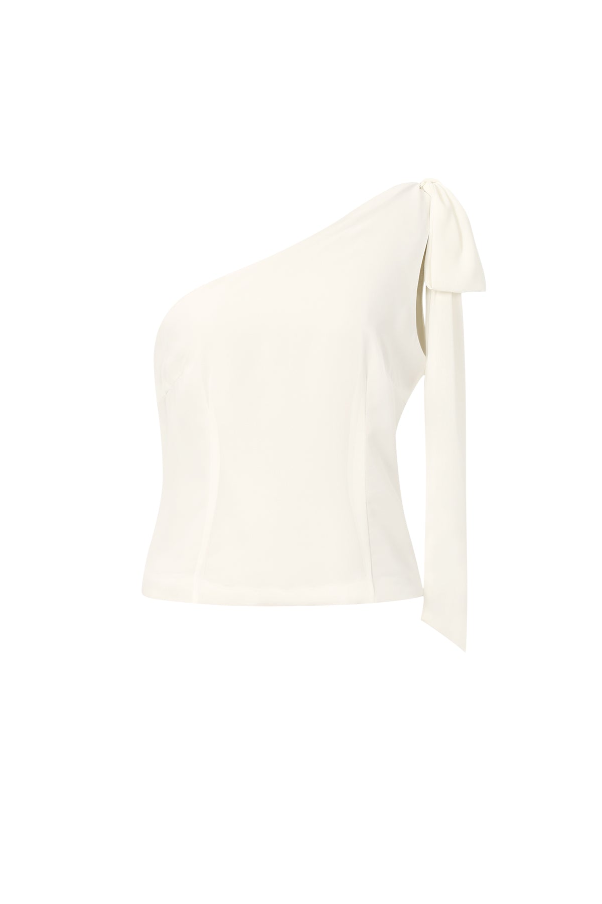 Off-shoulder top met strik – productfoto 6