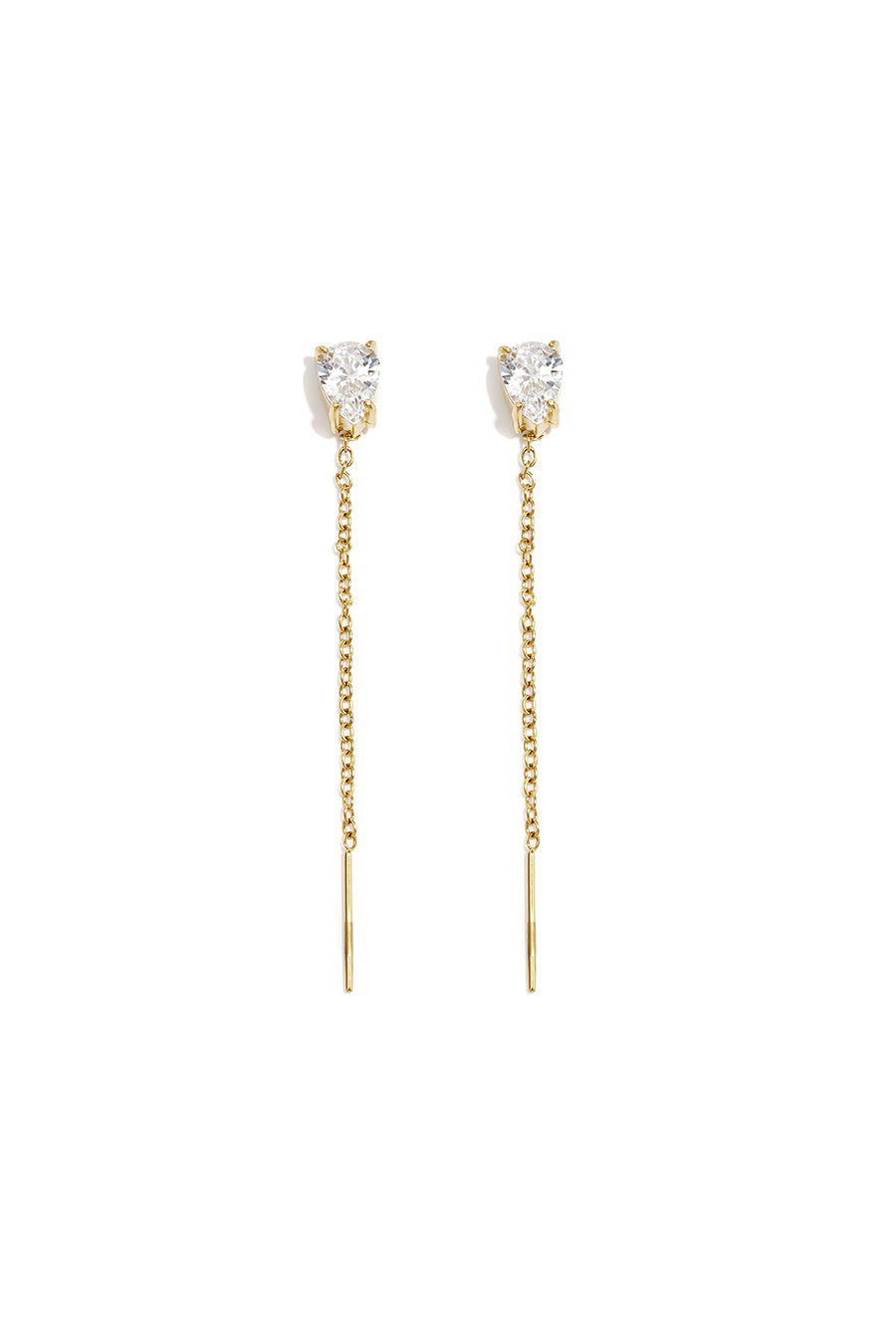 Oorbellen met hangertjes van roestvrij staal en ketting, elegante en eenvoudige serie voor dagelijks gebruik, damessieraden