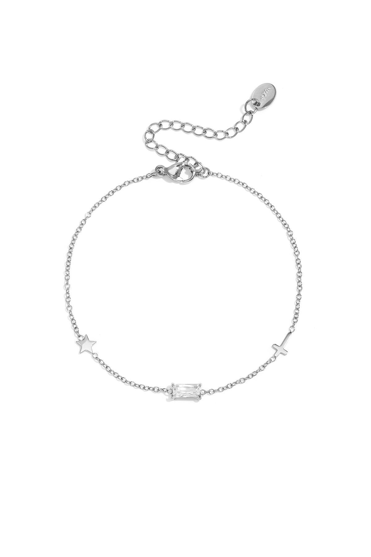 Roestvrijstalen bedelarmbanden met sterrenmotief, casual, eenvoudig en geschikt voor dagelijks gebruik, damessieraden