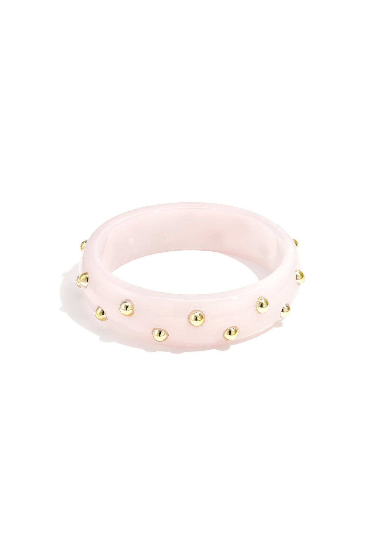 Bangle en résine unie pour femme - plusieurs coloris