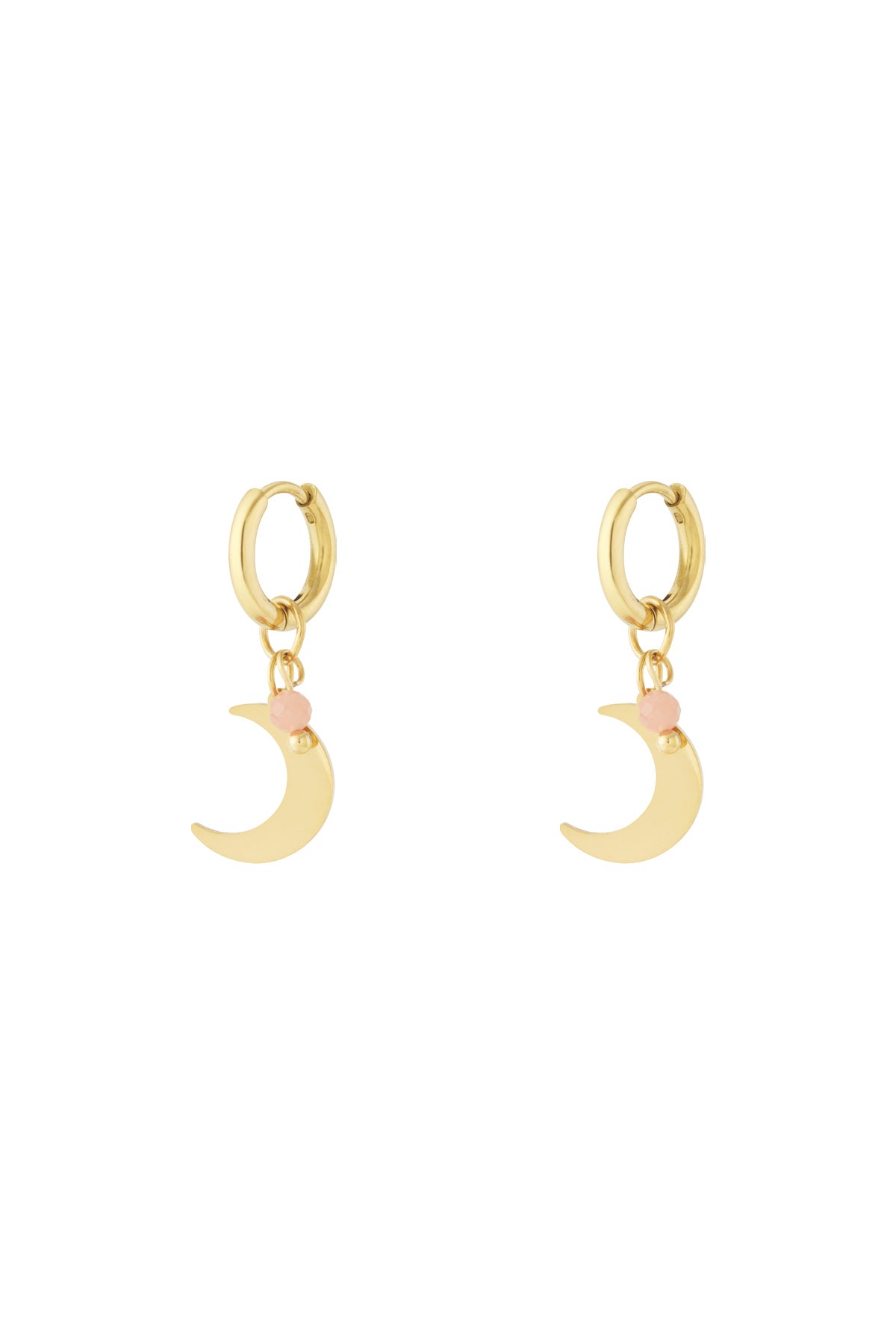 Boucles d'oreilles pendantes en acier inoxydable avec motif soleil pour femme – rose et bleu clair