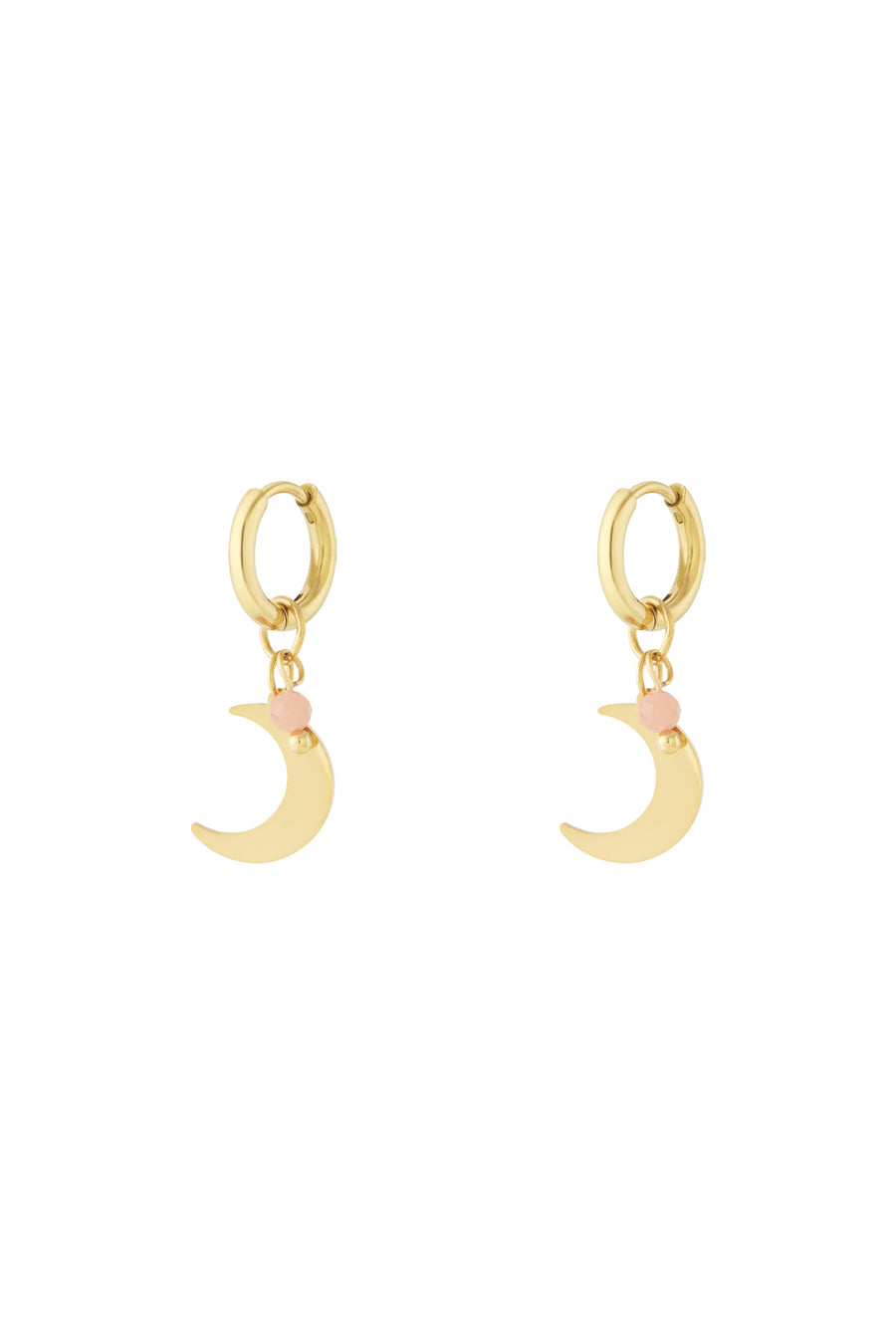 Boucles d'oreilles pendantes en acier inoxydable avec motif soleil pour femme – rose et bleu clair