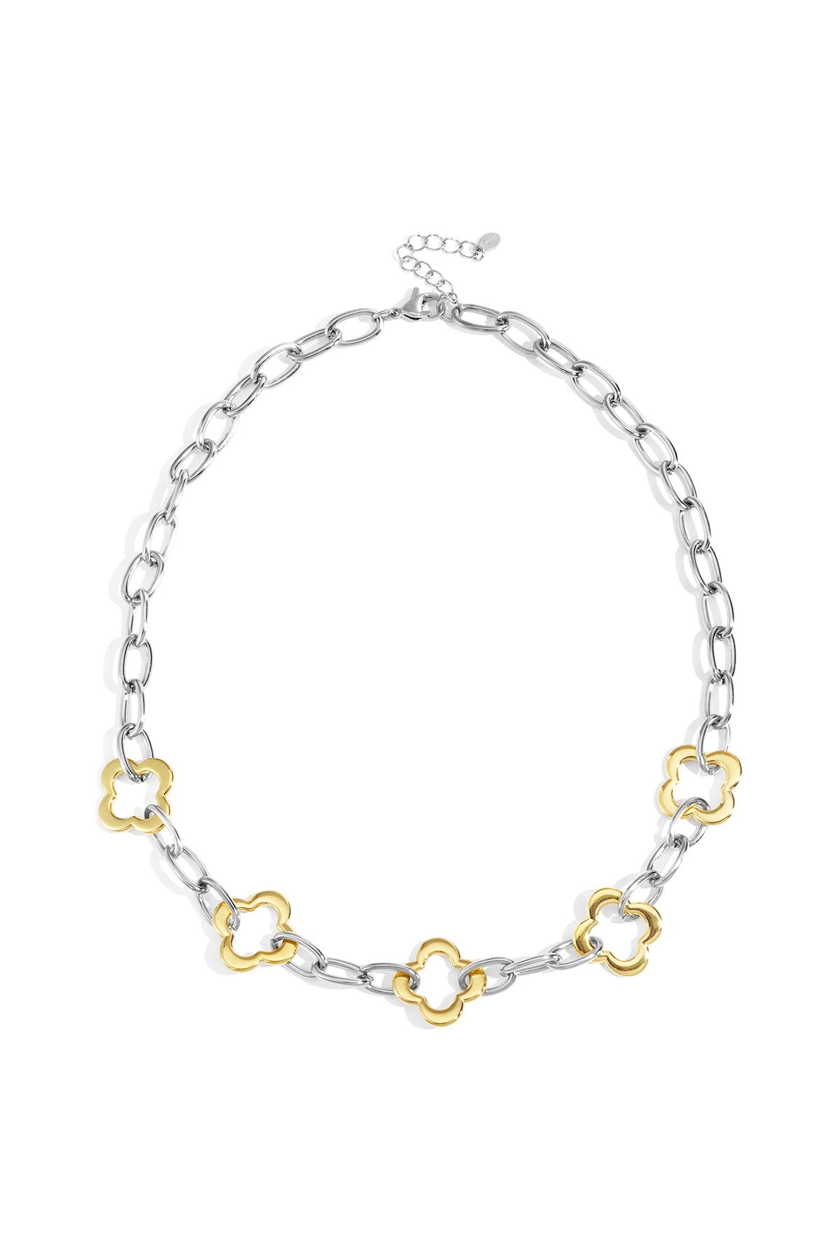 Gold and silver-coloured