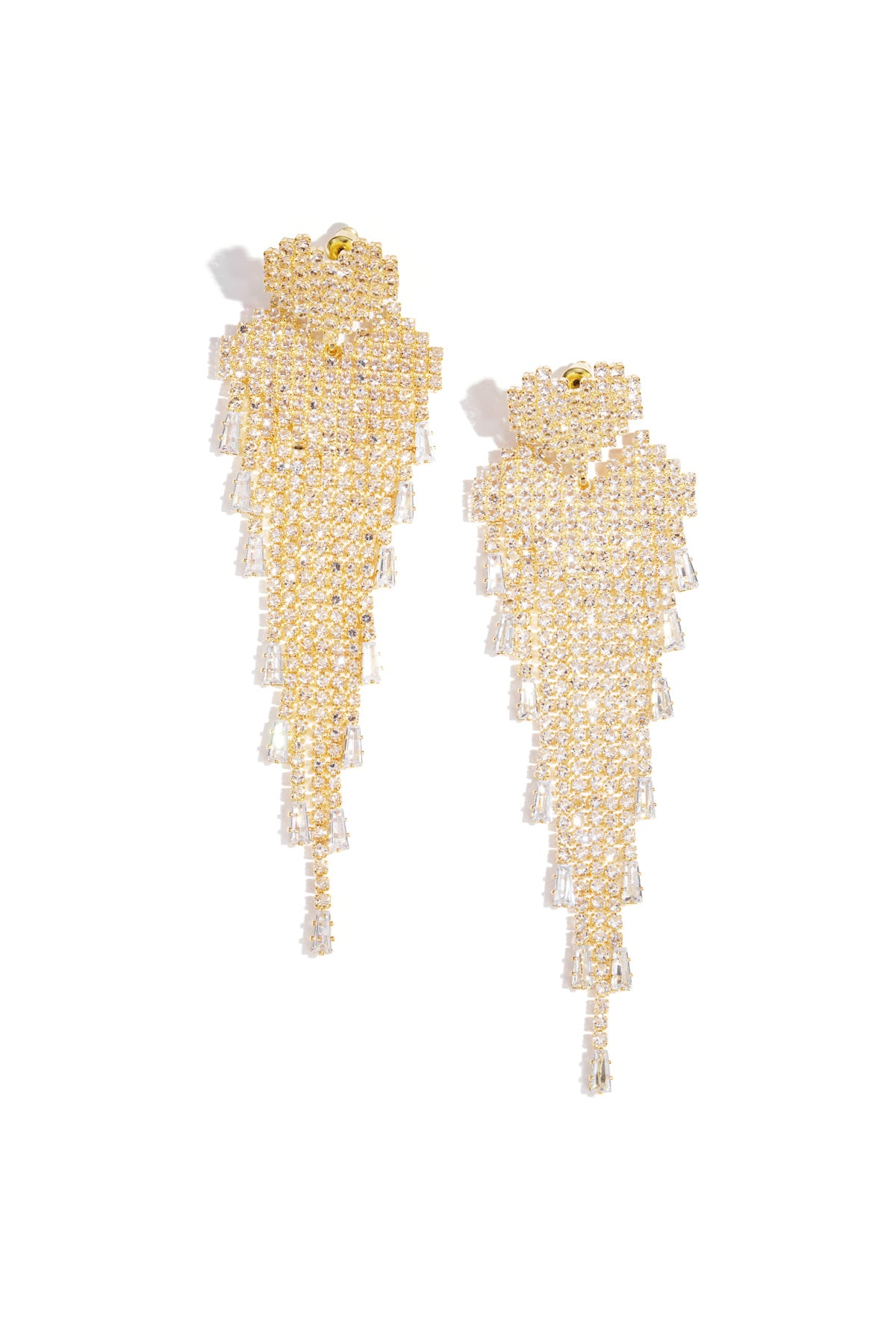 Boucles d'oreilles de fête en cuivre en forme de cœur pour femmes – couleur or et argent