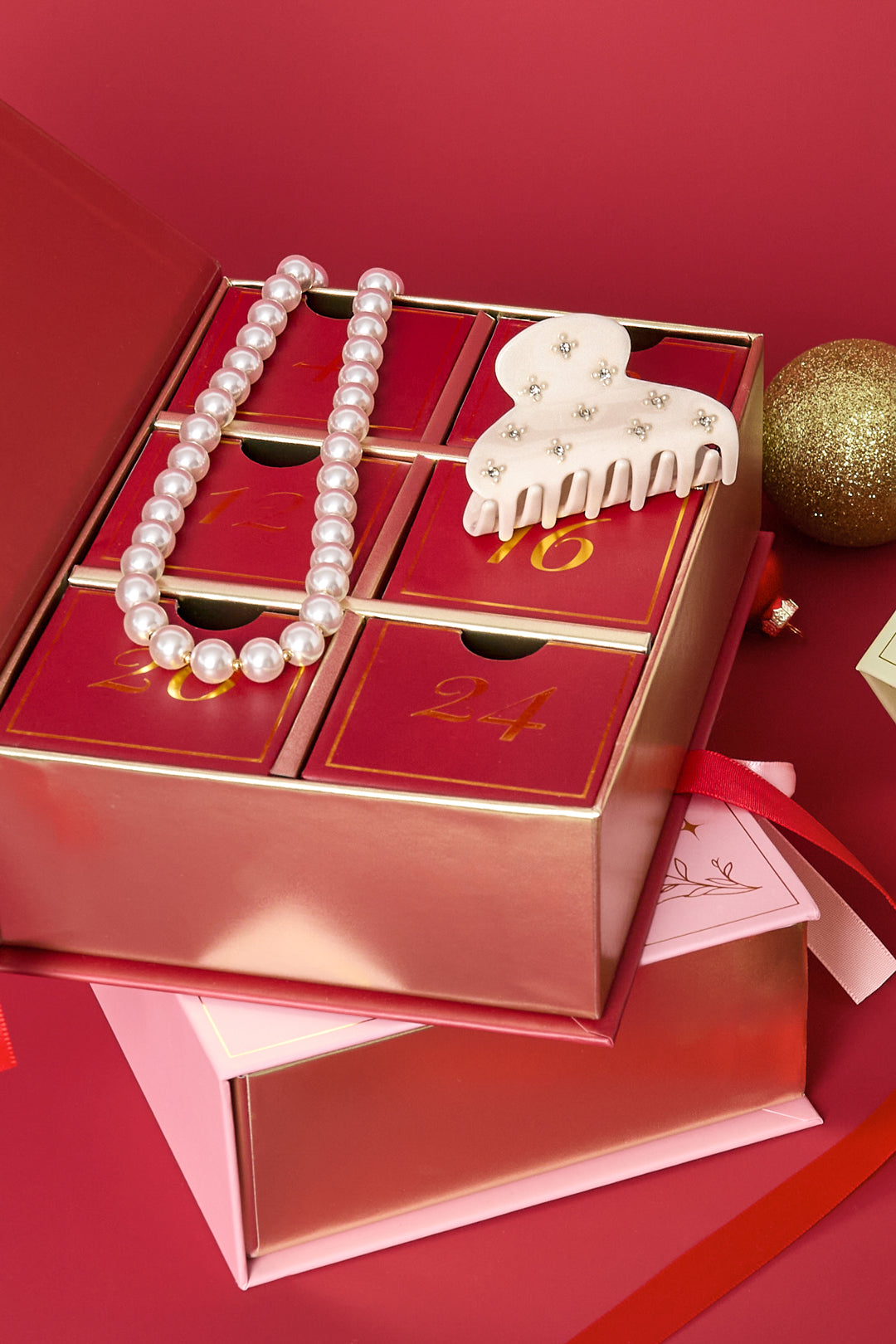 Stainless steel jewellery advent calendar – multicoloured – image 3