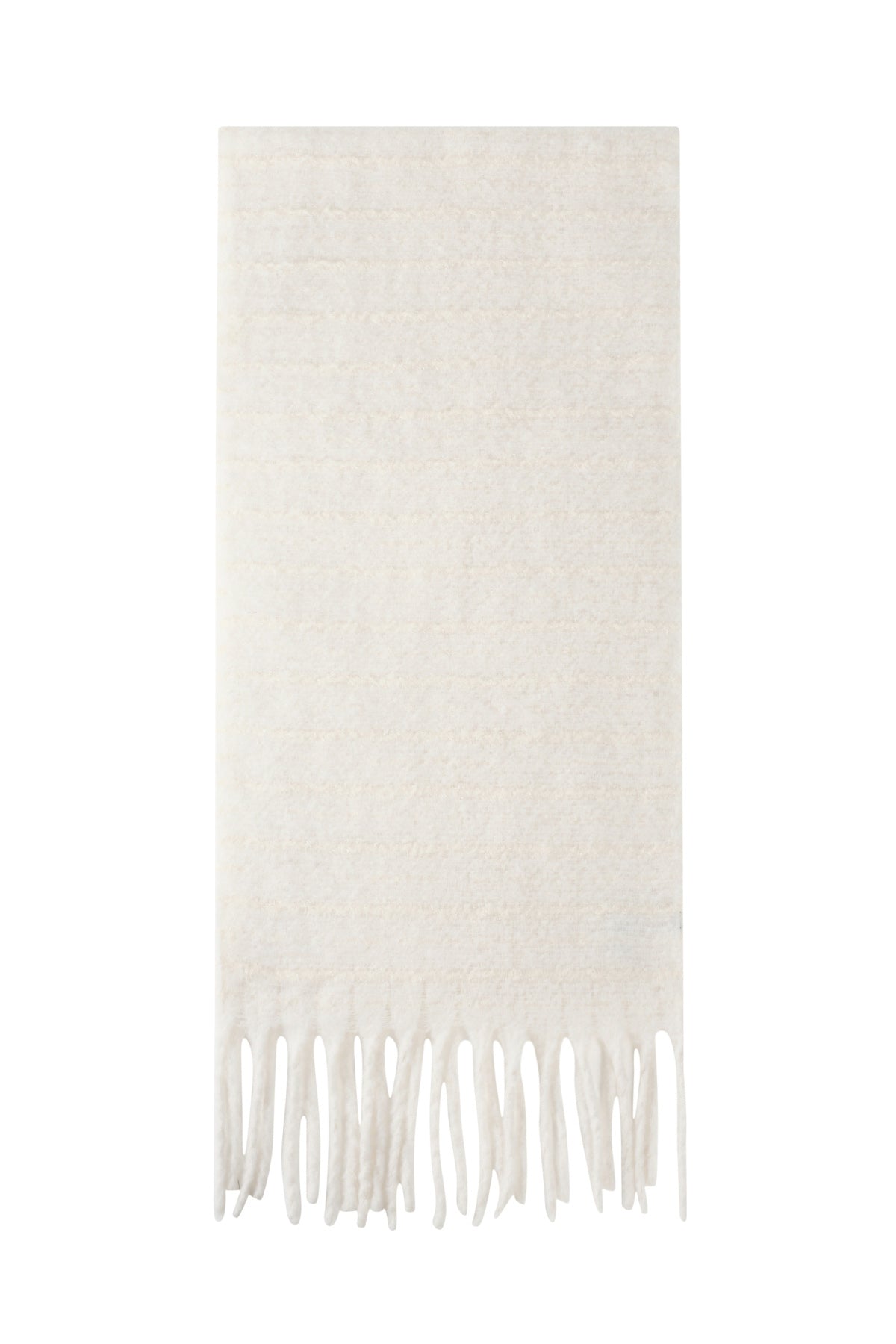 Écharpe d'hiver 100 % polyester pour femme à rayures – plusieurs coloris