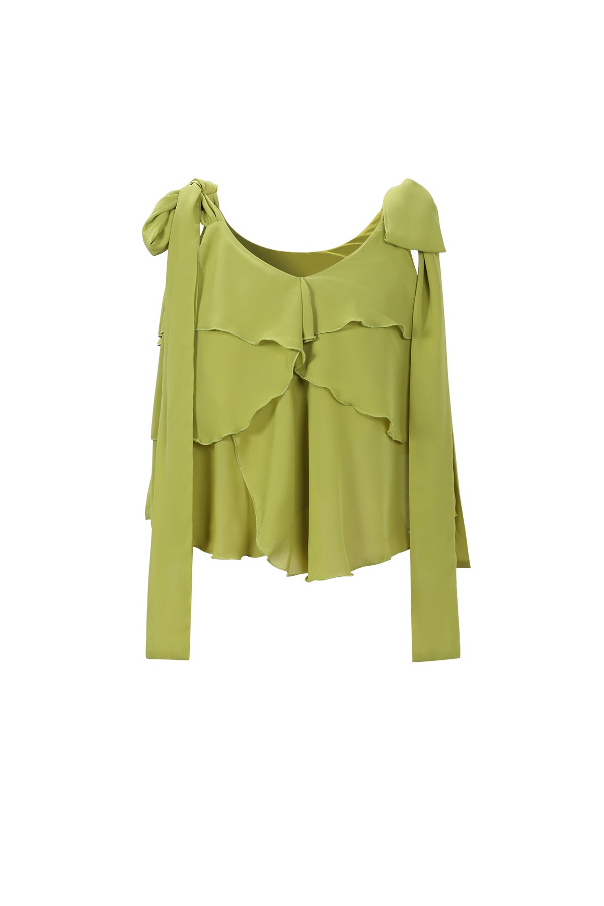 Mouwloze dames top met ruches – productfoto 10