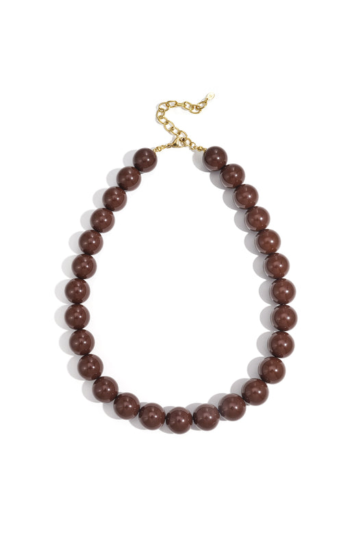 Collier de perles pour femmes en résine – multicolore – créatif