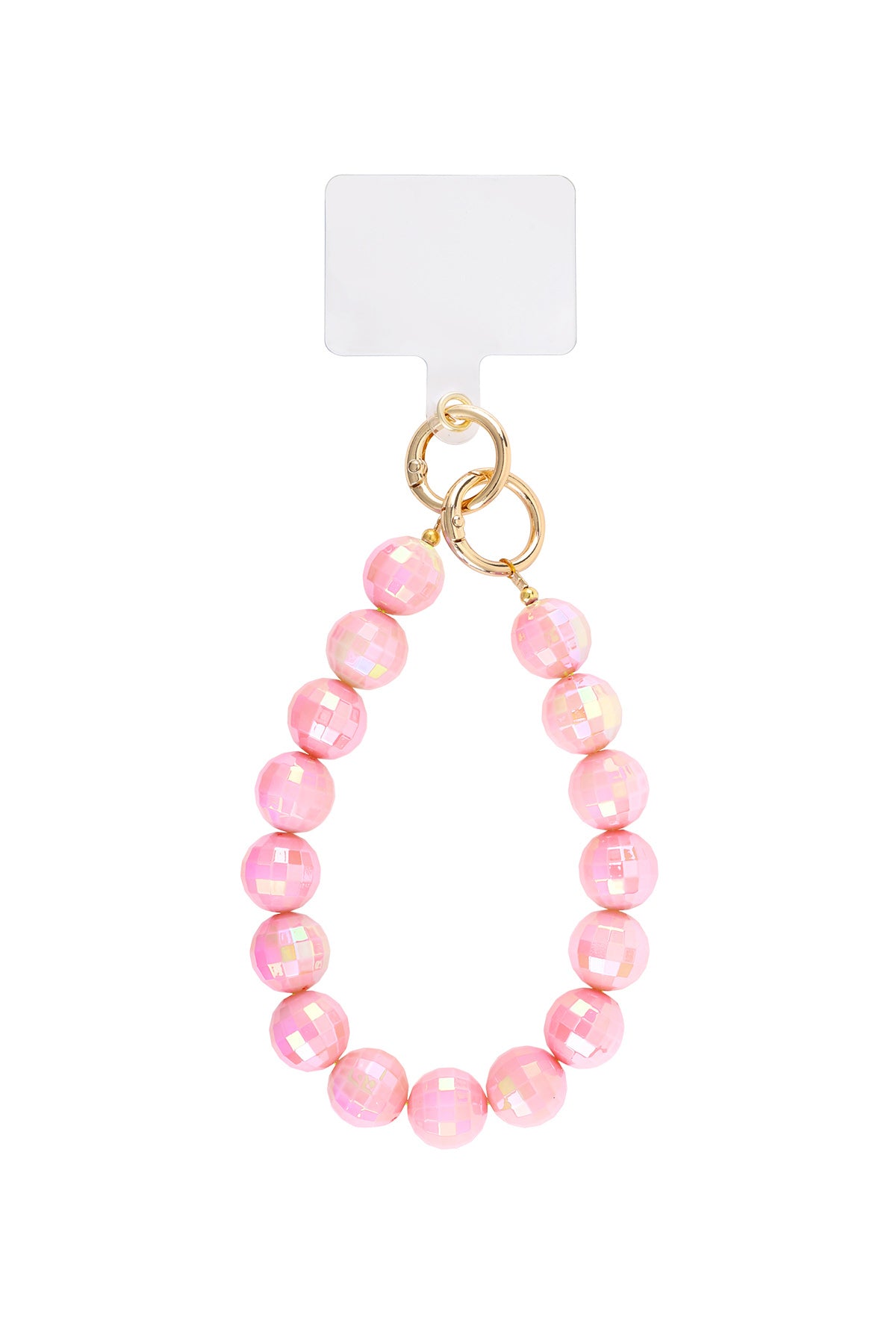 Cordon de téléphone en acrylique avec perles – plusieurs couleurs – quotidien