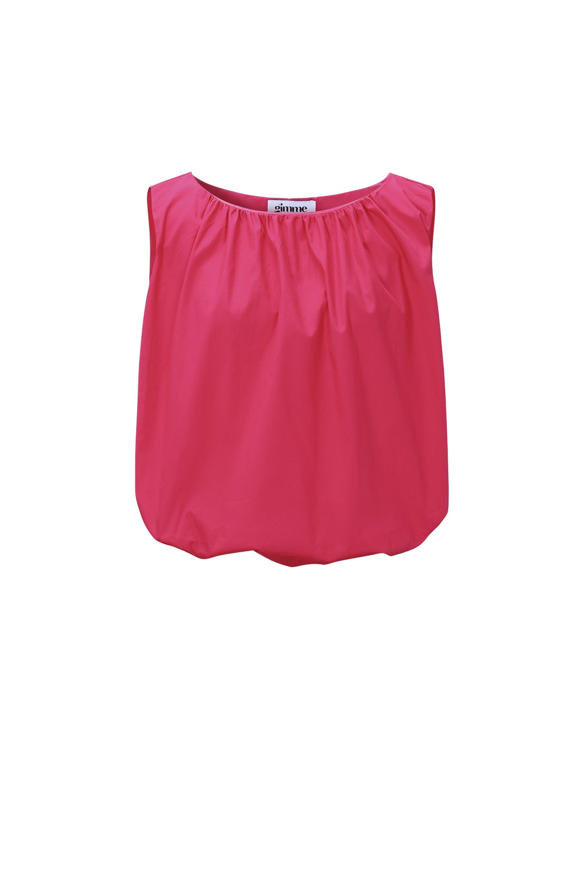 Dames casual ballontop van geweven katoen in drie kleuren – productfoto 9