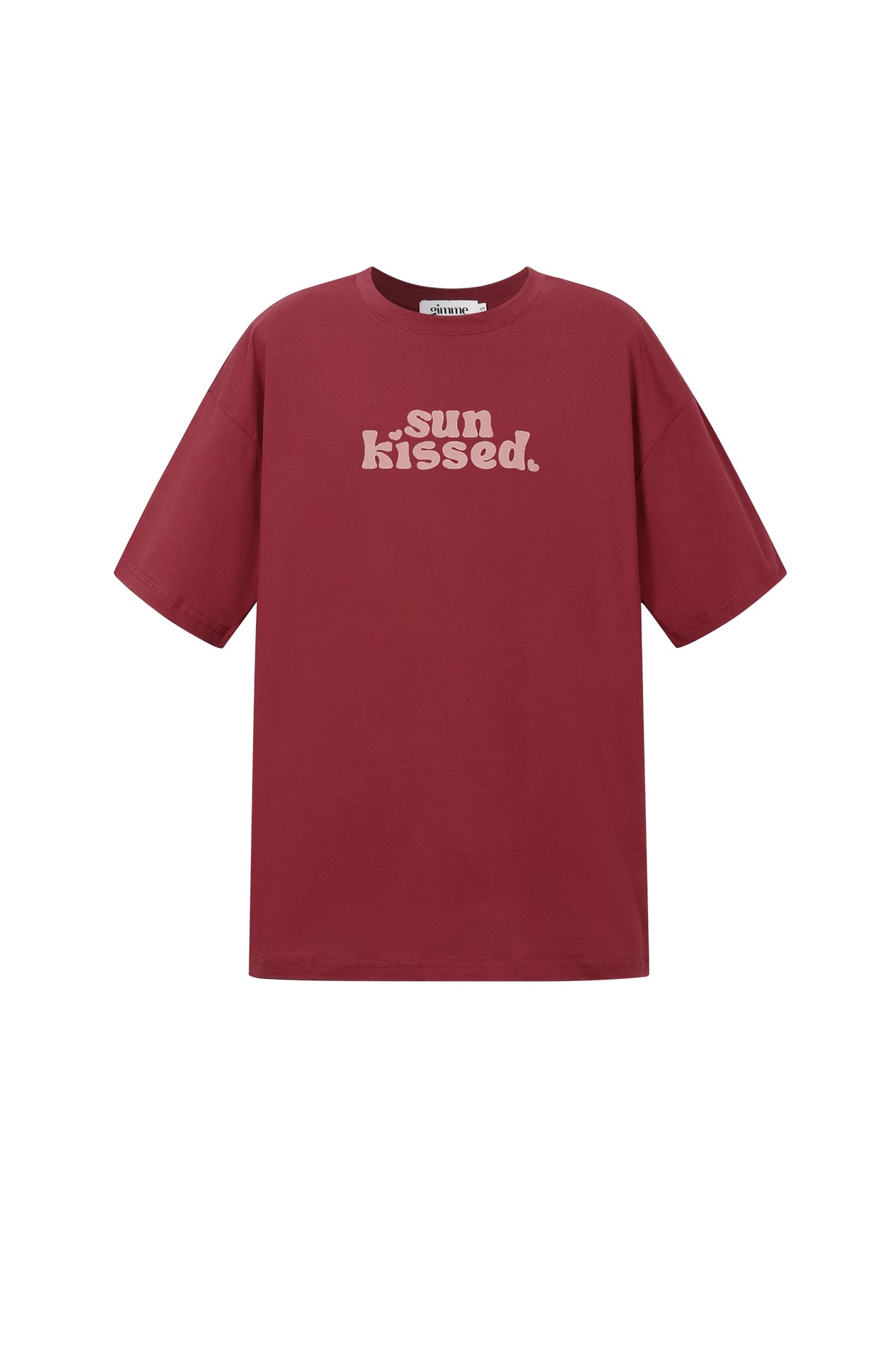 T-shirt décontracté à col rond pour femme – Sun Kissed