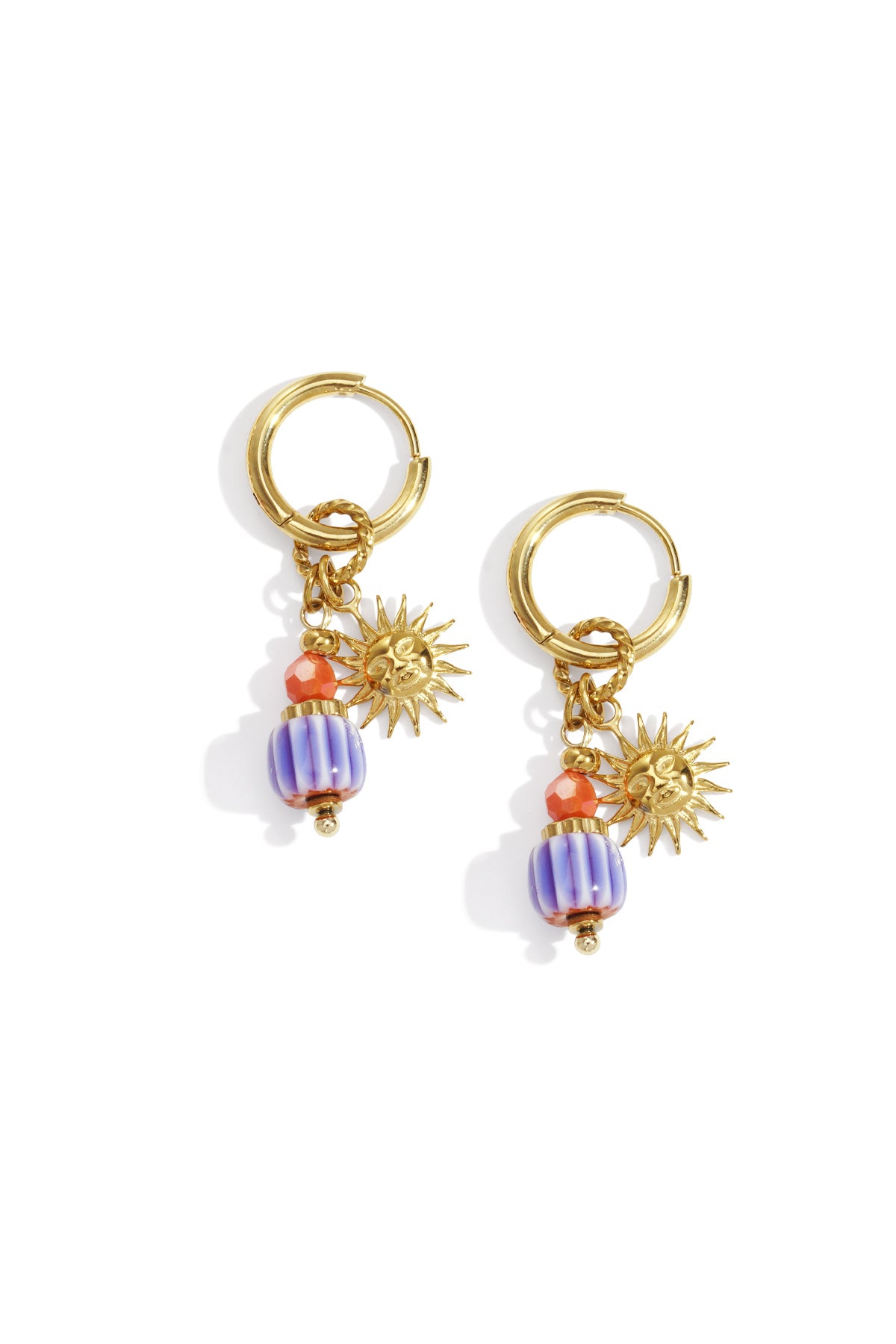 Sun Happy Charm oorbellen