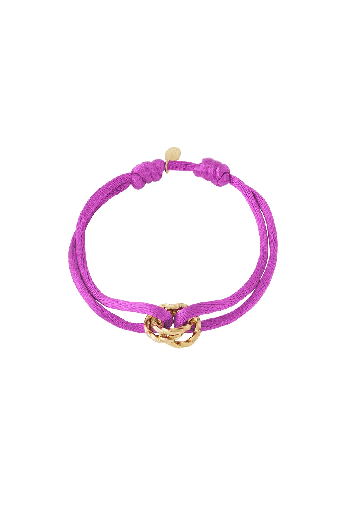 Braided stainless steel women's bracelet with organic shape – multiple colors – image 12