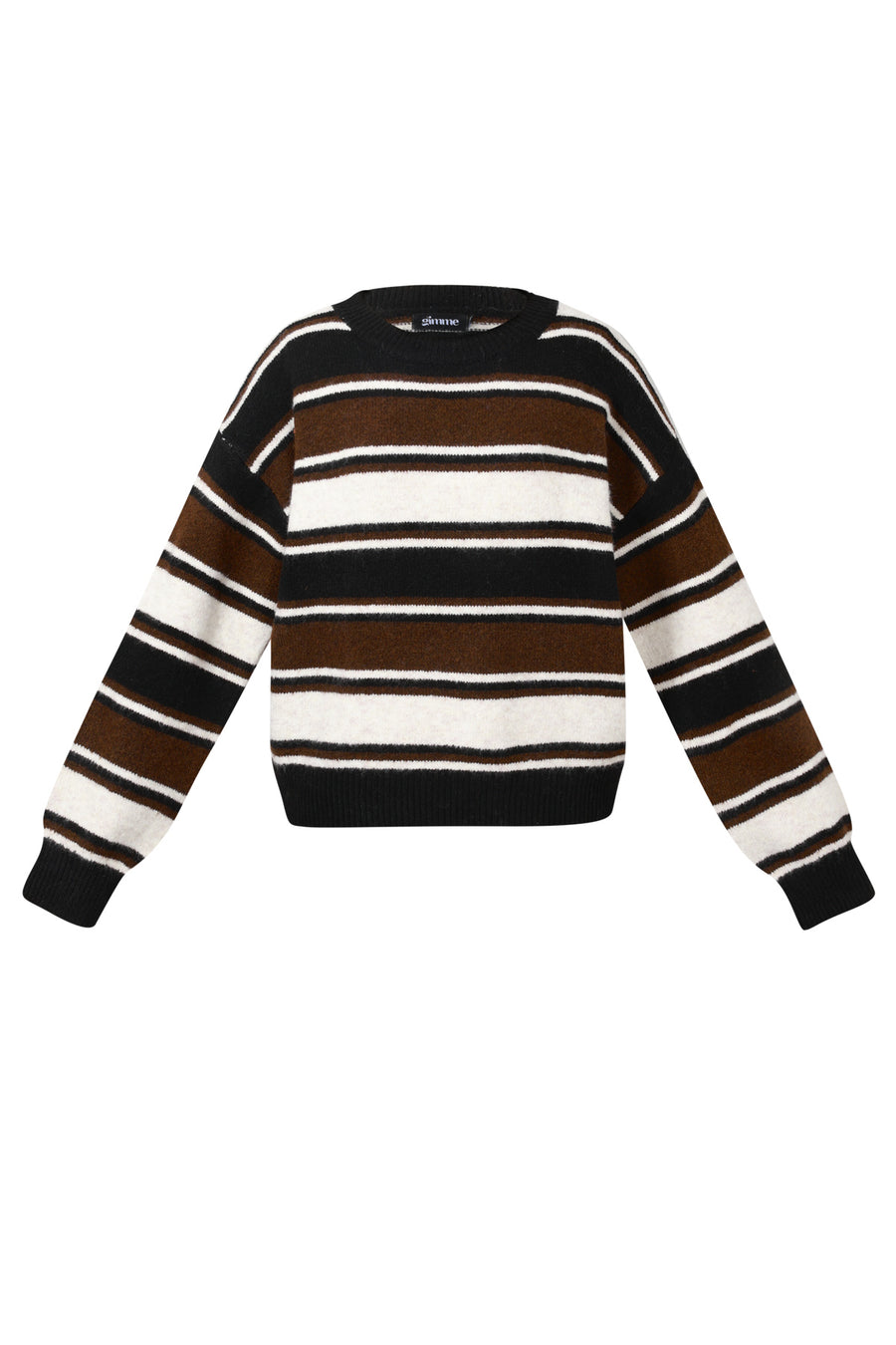 Dames Lola gebreide trui van polyester met strepen