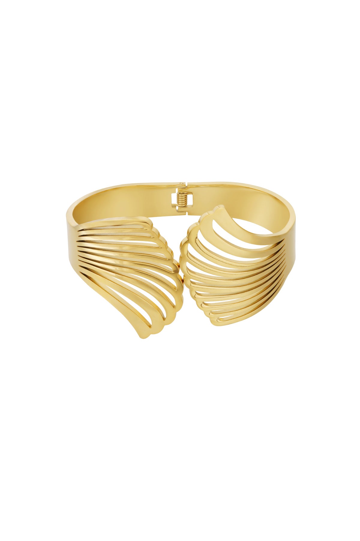 Women's Cuff Bracelet Stainless Steel - Gold and Silver