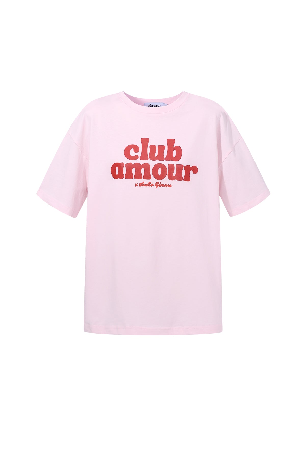 Dames Club Amour T-shirt van katoen met tekst – productfoto 10